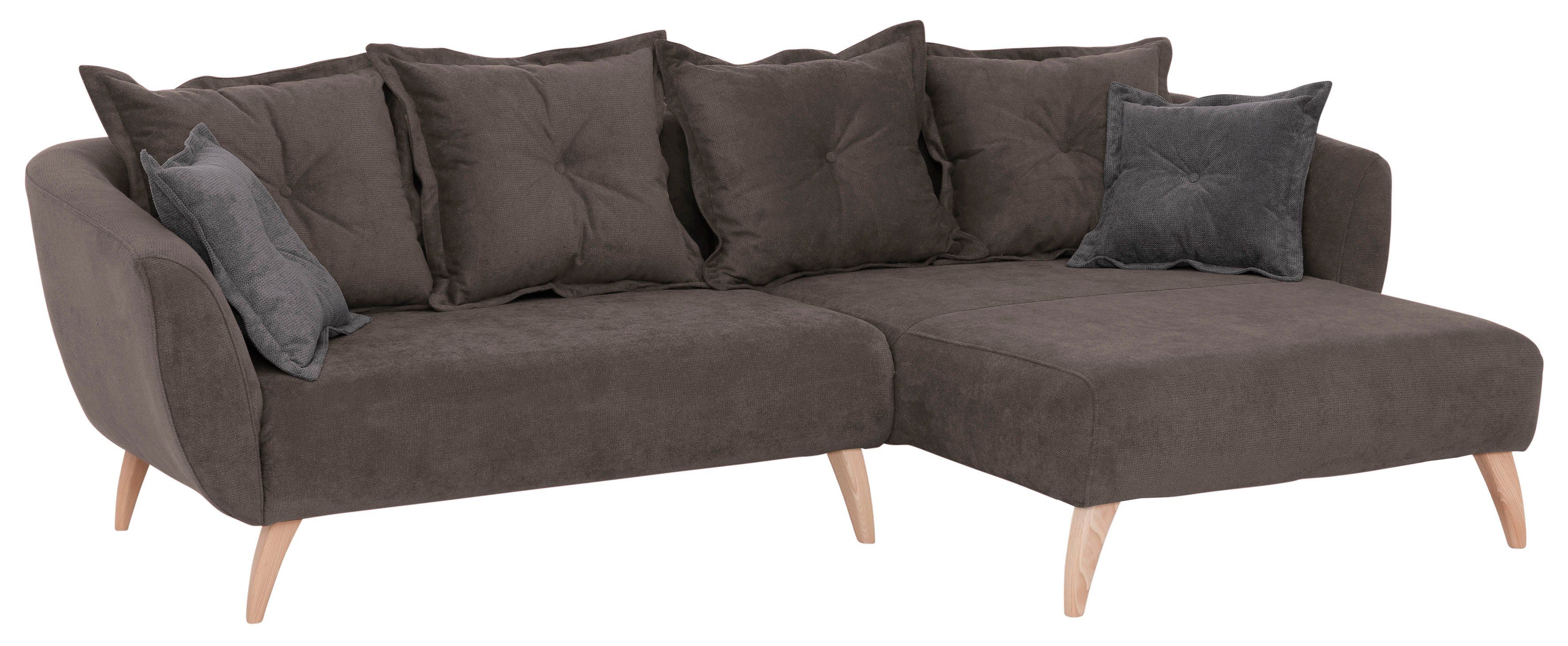 Home affaire Ecksofa Baggio formschöne Polsterecke, bequem, Breite 277cm, L-Form, Zierkissen inklusive. Reduzierter Preis € 1.179,99. Unverbindliche Preisempfehlung € 1.935,00