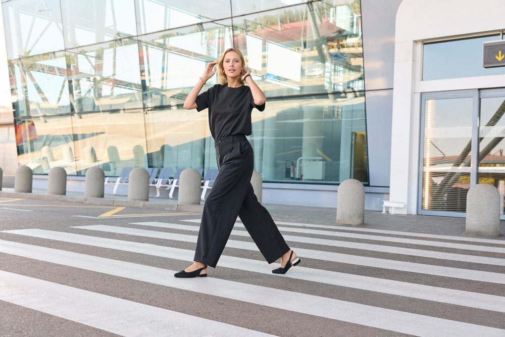 Rieker Slingpumps Sommerschuh, Sabot mit elastischem Textileinfass