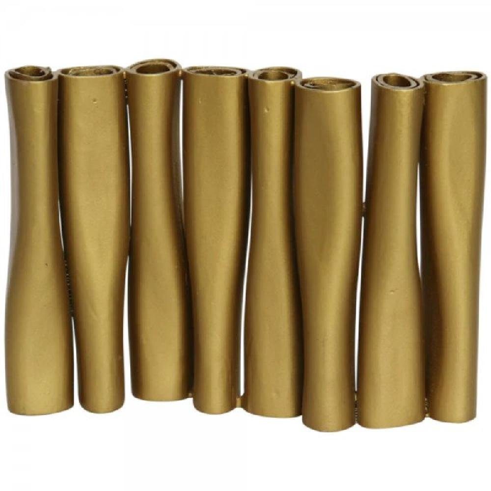 Urban Nature Culture Dekovase Vase Tube Eisen Gold (15x3,5x11cm)