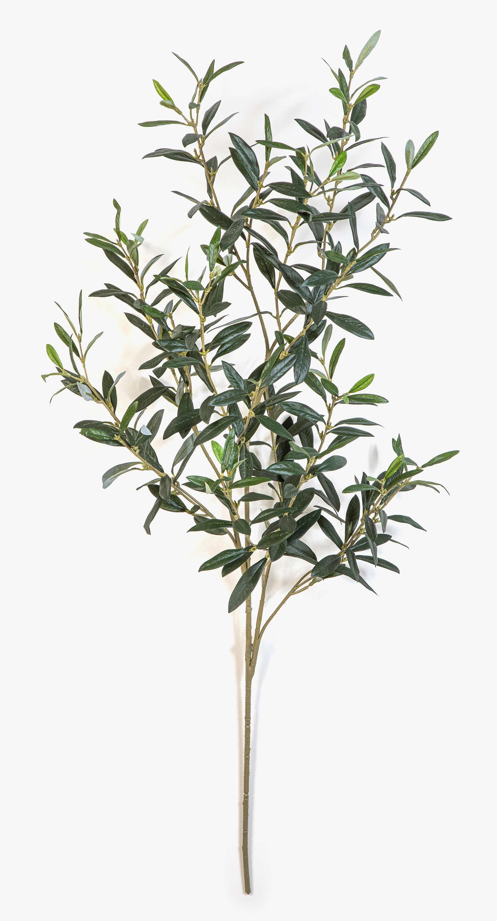 Kunstzweig Deko Zweig Olive LORRIS, grün, 110cm Olivenbaum, artplants, Höhe 110.0 cm