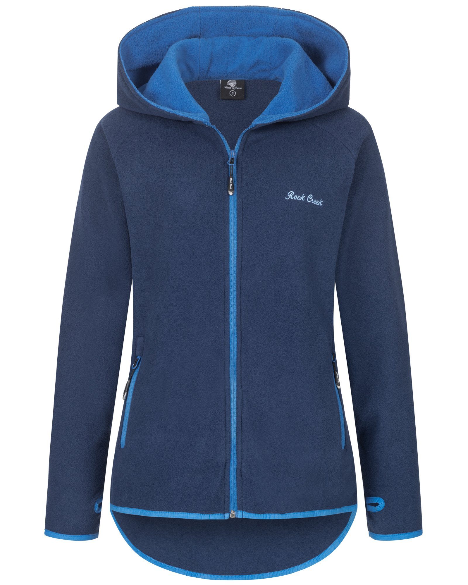 Rock Creek Fleecejacke Damen Fleecejacke Lang günstig online kaufen
