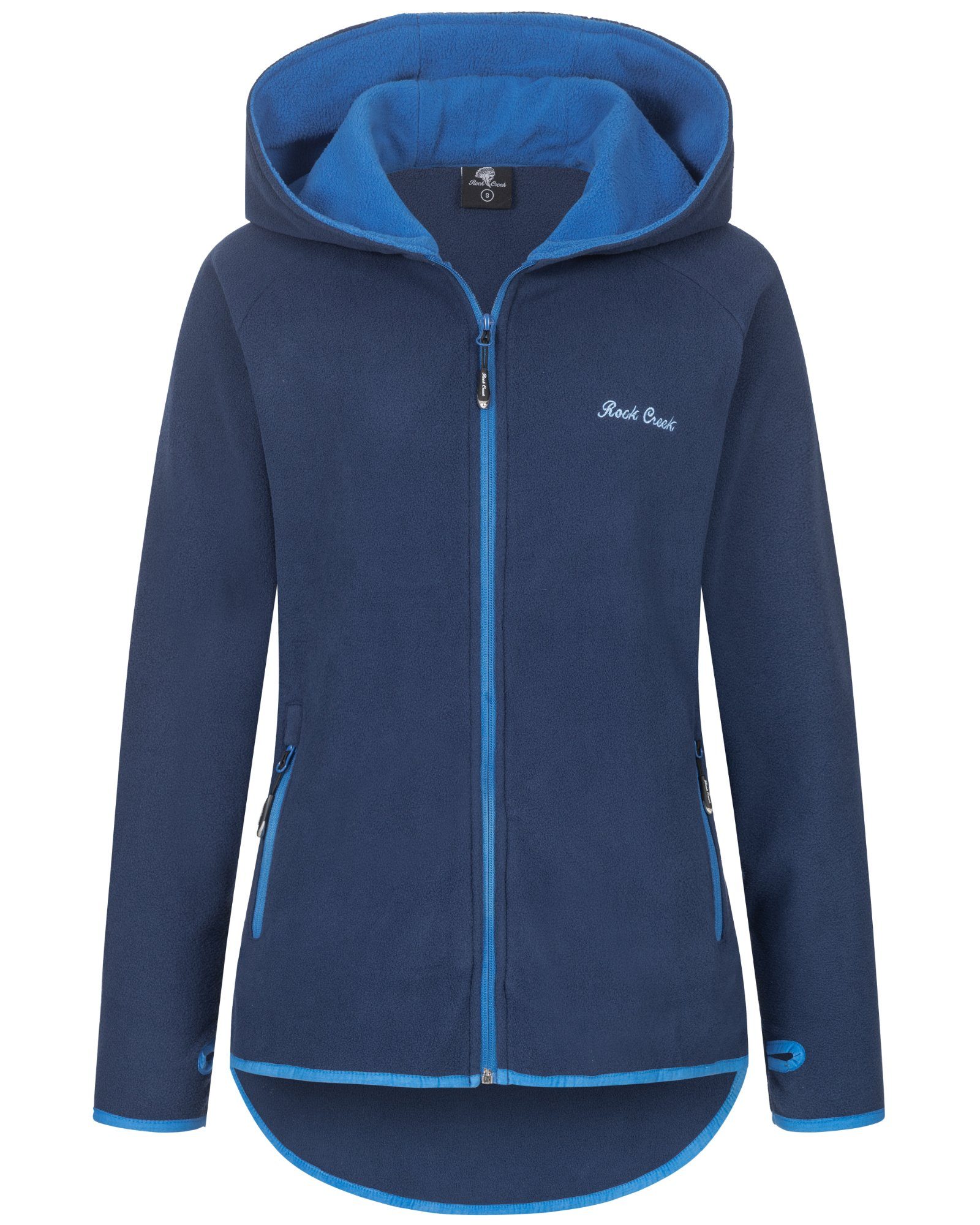 Rock Creek Fleecejacke Damen Fleecejacke Lang D-502