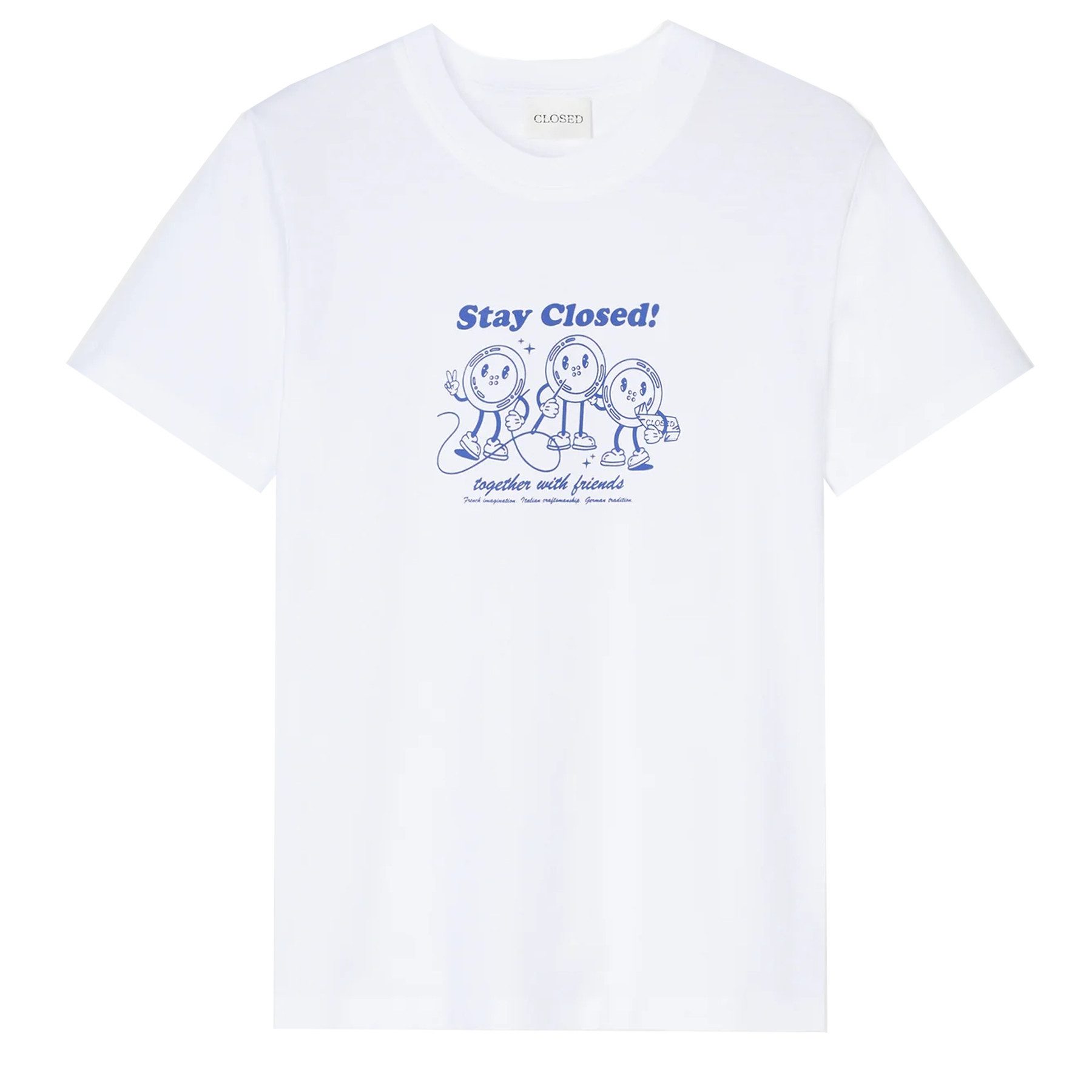 CLOSED T-Shirt aus Bio-Baumwolle Slipper