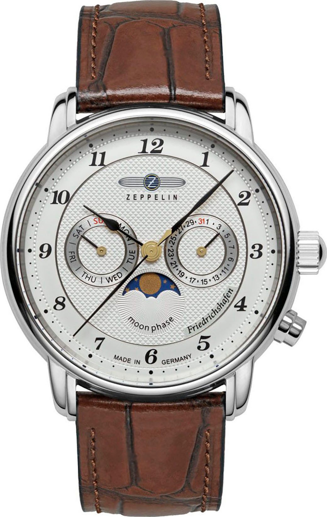 Quarzuhr Friedrichshafen Moonphase 8536-1