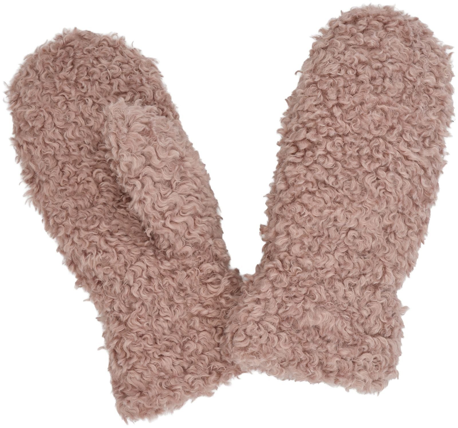 styleBREAKER Fäustlinge Teddy Fäustlinge mit Fleece Futter (1-St)