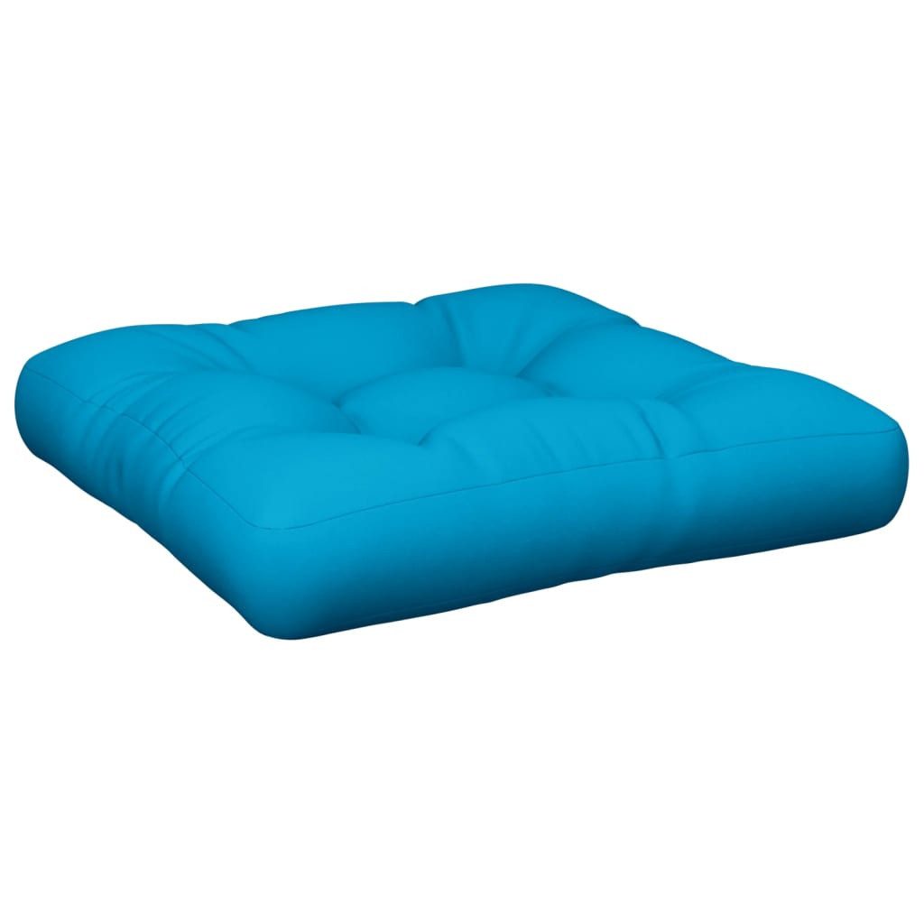 vidaXL Sitzauflage Palettenkissen Blau Stoff, (1 günstig online kaufen