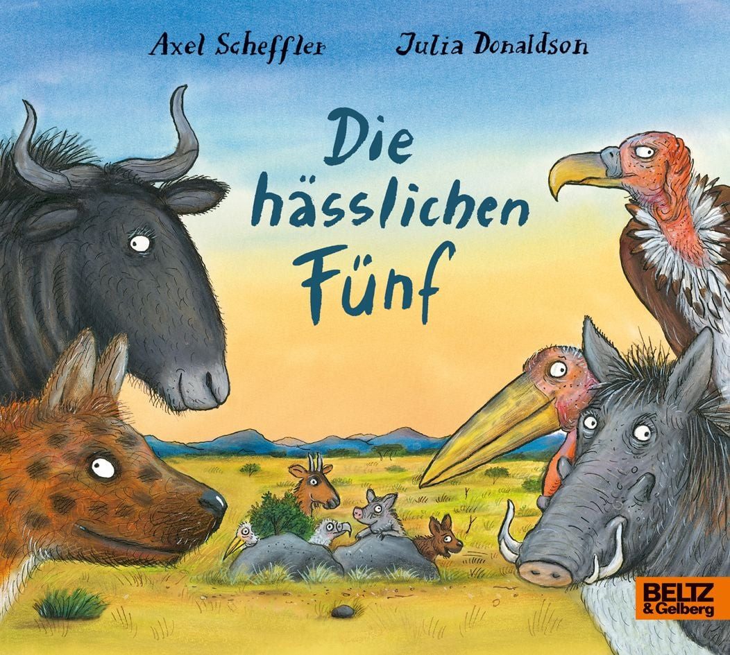 Kinderbuch Die hässlichen Fünf Vierfarbiges Pappbilderbuch Axel Scheffler, Julia Donaldson