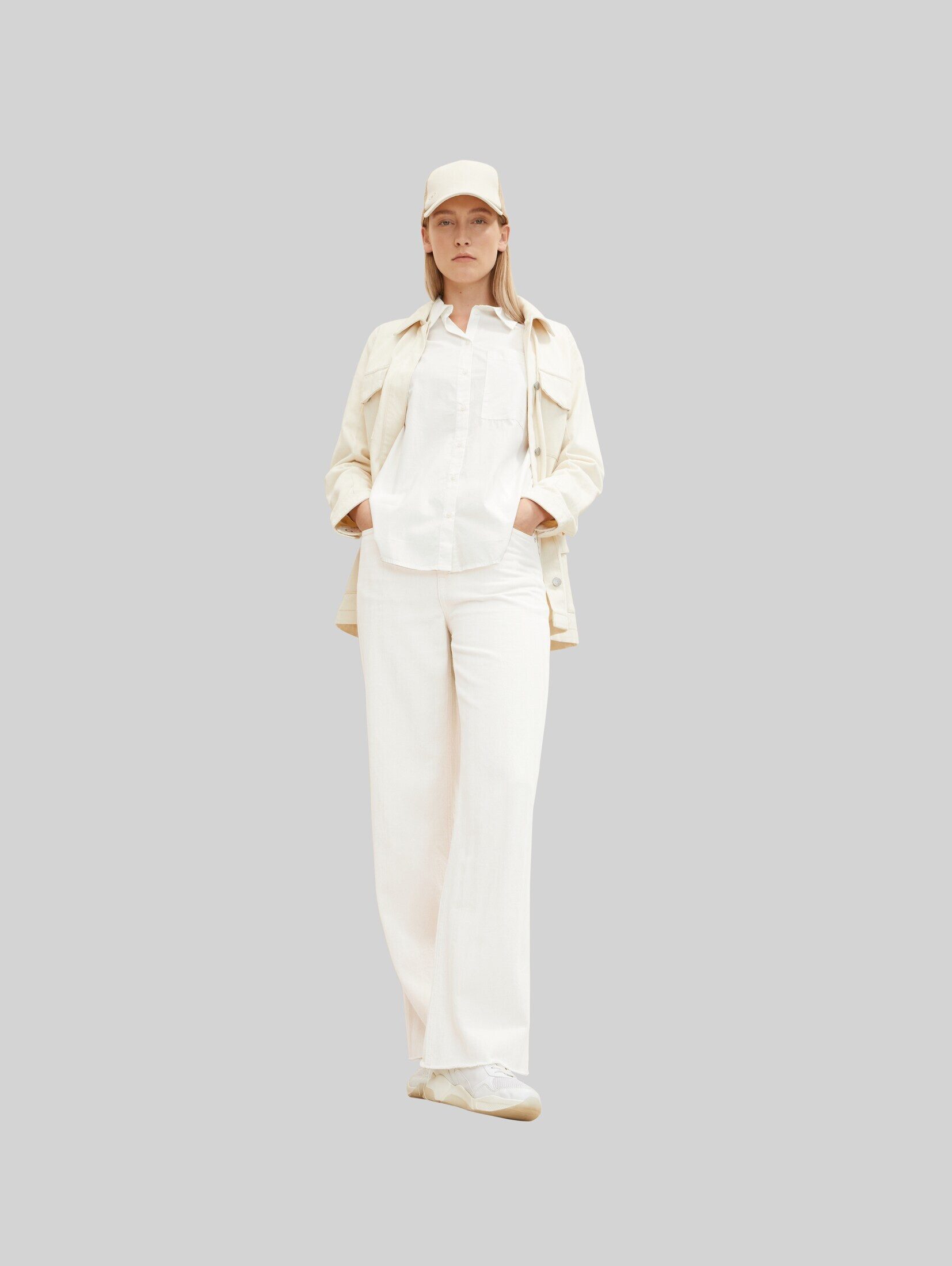 TOM TAILOR Langarmbluse Blusen & Shirts Loose Fit Bluse mit Brusttasche