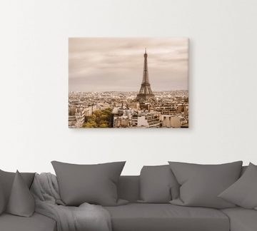 Artland Wandbild Paris Eiffelturm I, Frankreich (1 St), als Alubild, Outdoorbild, Leinwandbild, Wandaufkleber, versch. Größen
