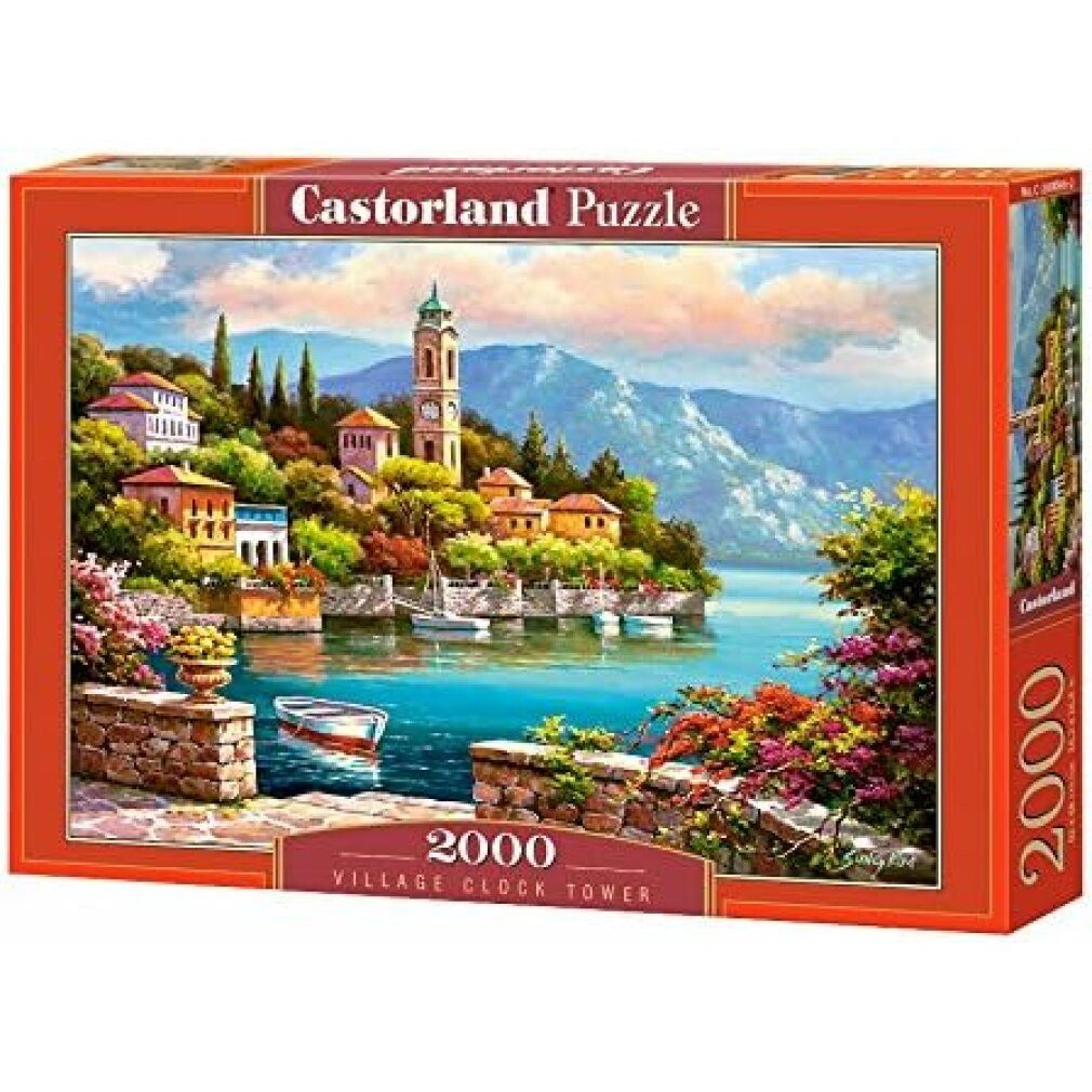 Puzzle Puzzle Hafen mit Turmuhr 2000 Teile