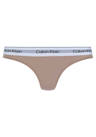 Calvin Klein String »THONG« mit Clavin Klein Logo-Elastikbund