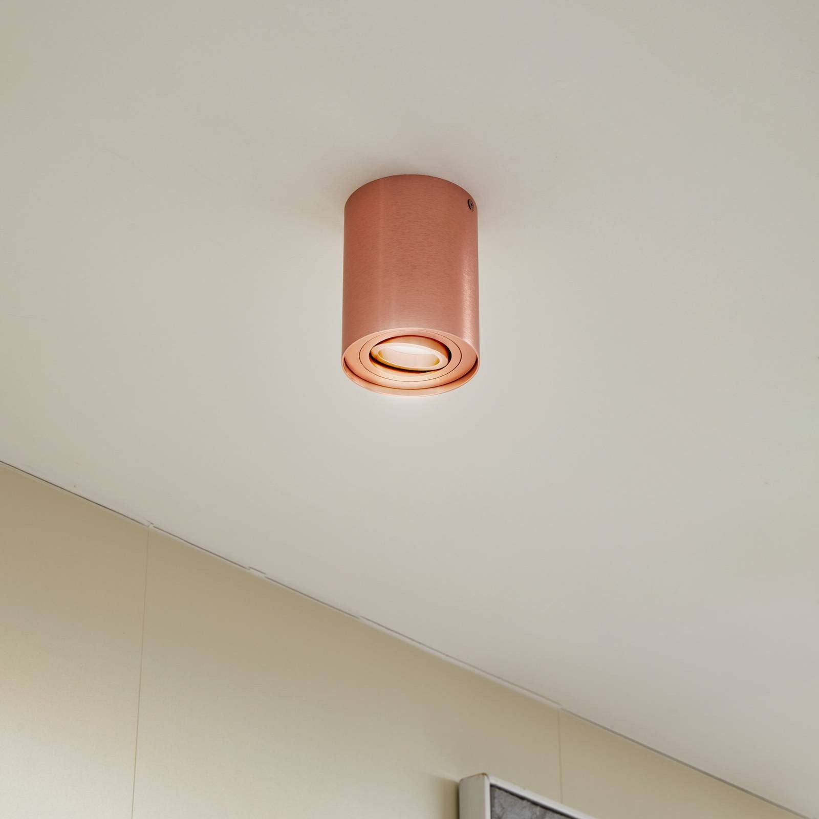 Arcchio Deckenstrahler Jolina, Metall, Kupfer IP20, 1 x 10 W LED