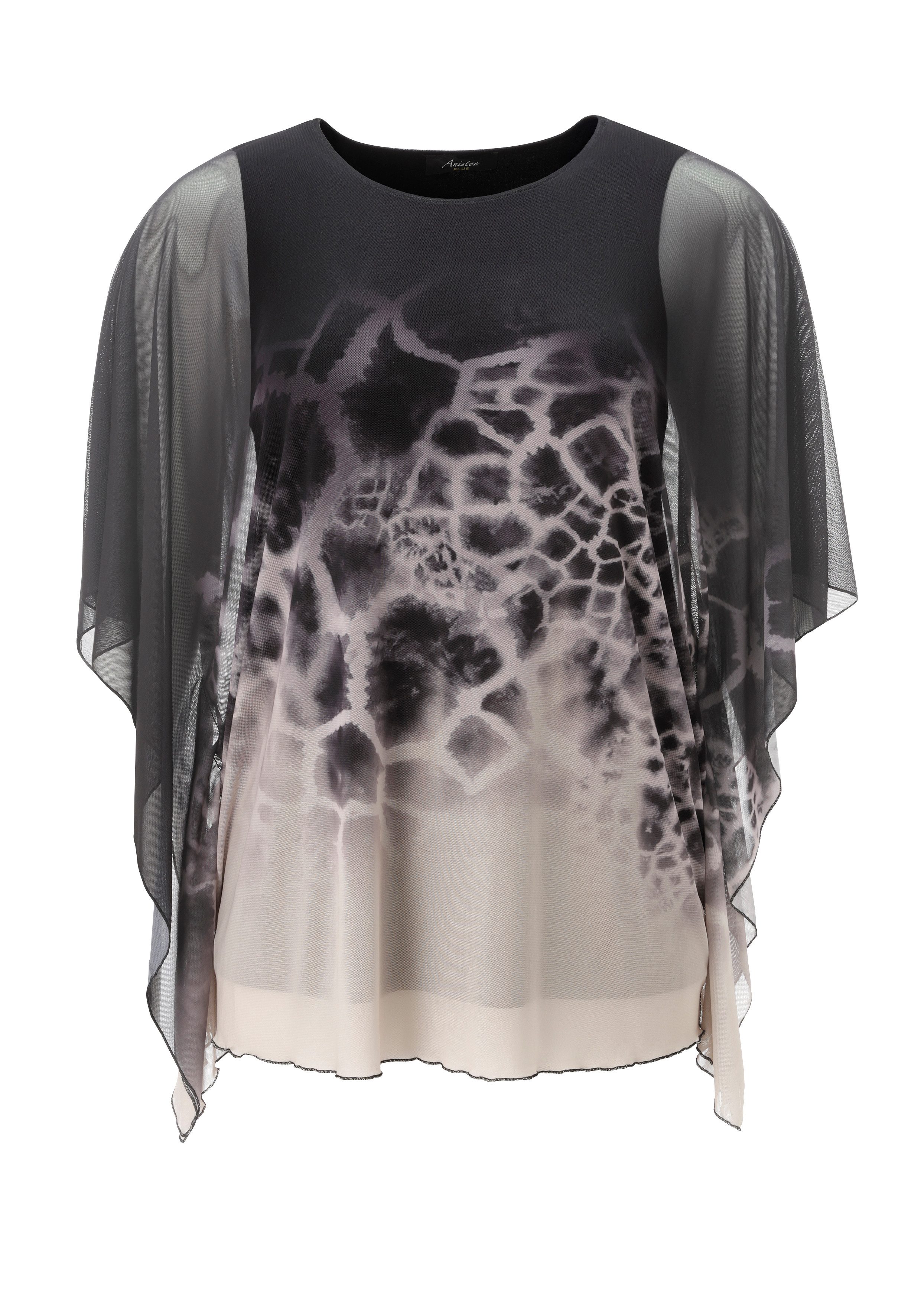 Aniston PLUS Blusenshirt sanft fallende Meshqualität - NEUE KOLLEKTION – Bild 5 von 5