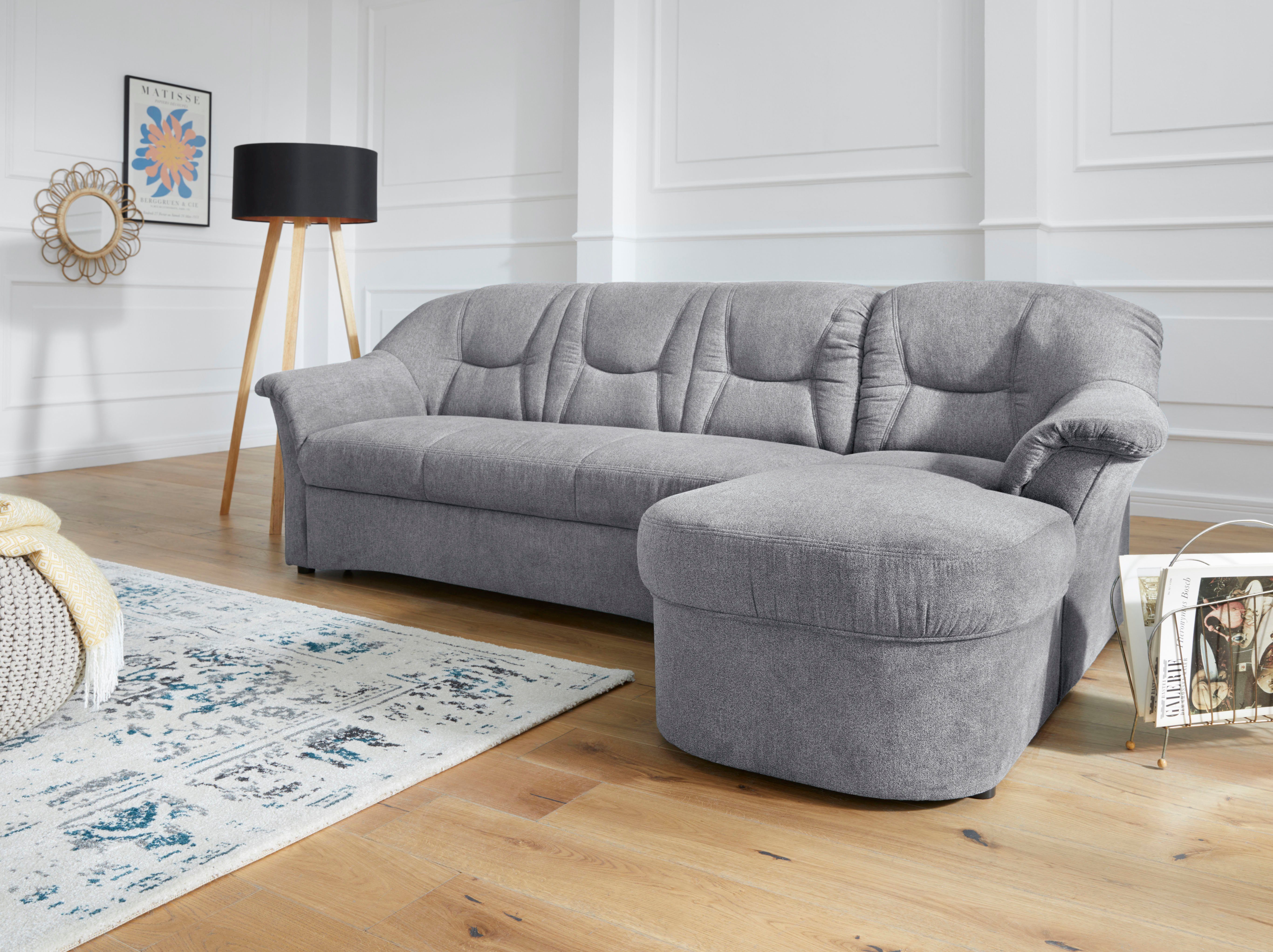 DOMO collection Ecksofa "Sarafina zeitlos und komfortabel, optional mit Fed günstig online kaufen