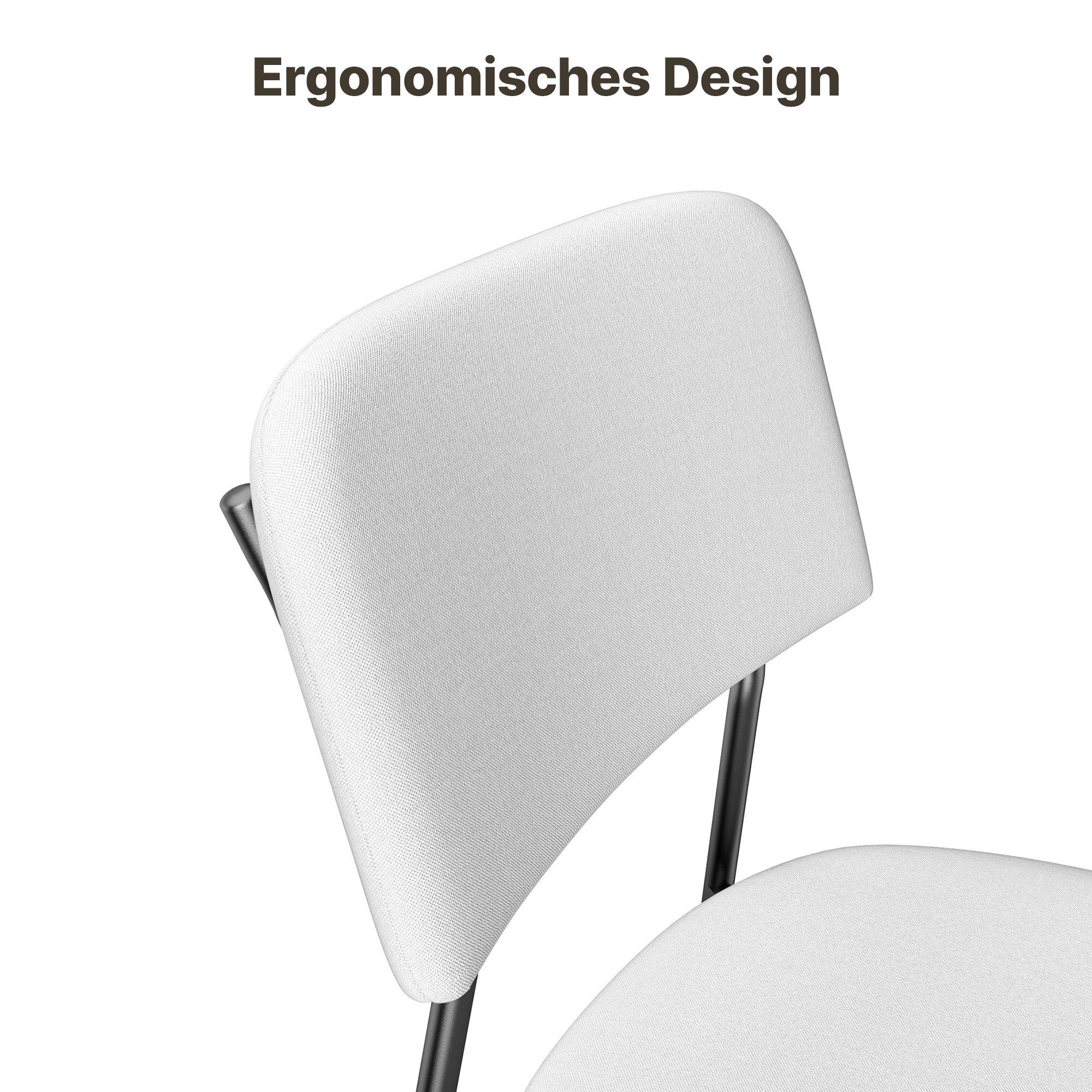 Bealife Esszimmerstuhl 2er Set, Metallrahmen Stühle, günstig online kaufen