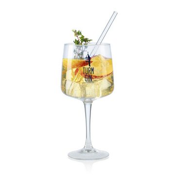 TURM GIN Weinglas Copa Glas mit Logo - 720 ml - 2er-Set