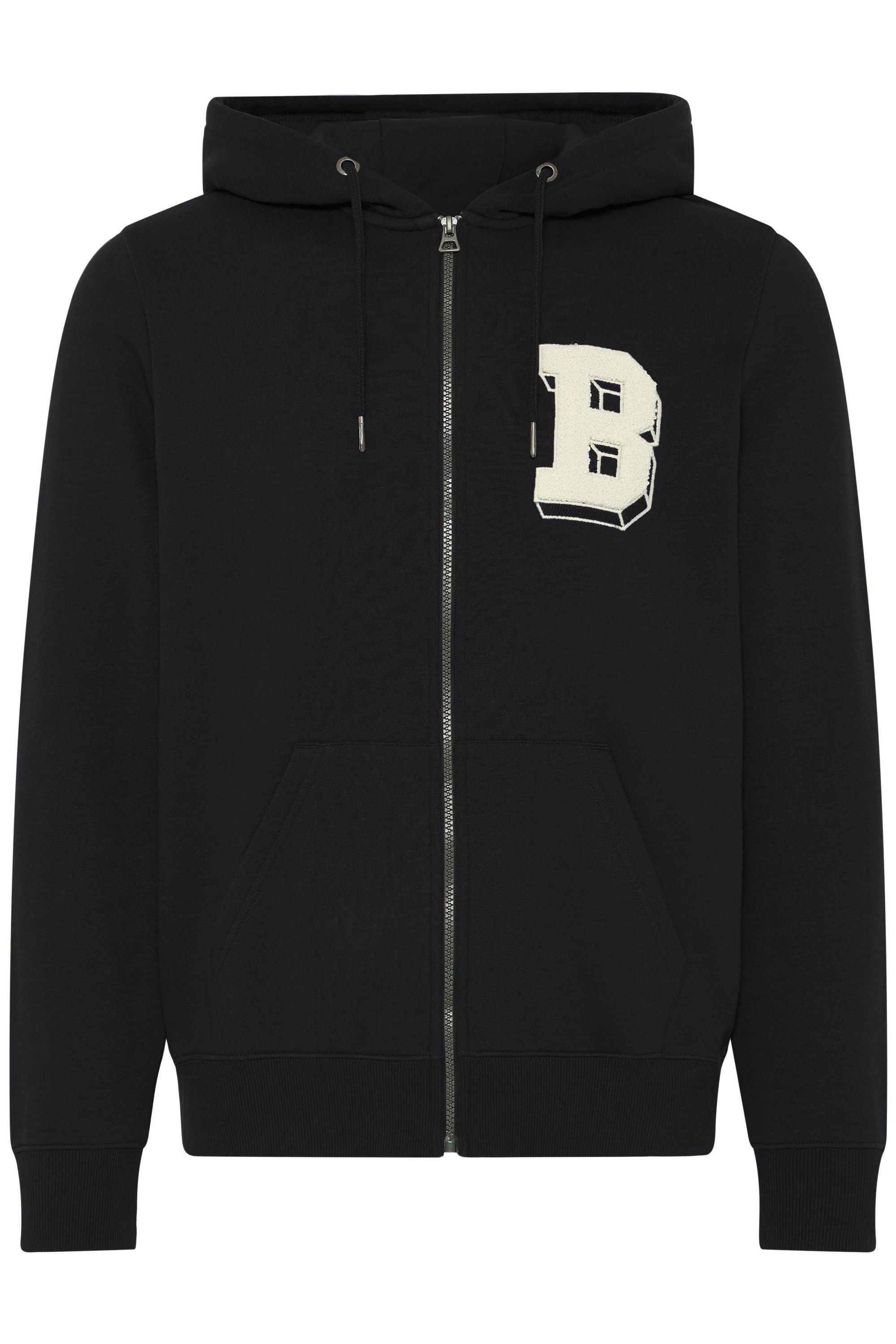 Blend Kapuzenpullover BHBadel Gemütliche Sweatjacke mit Kapuze und Stickere günstig online kaufen