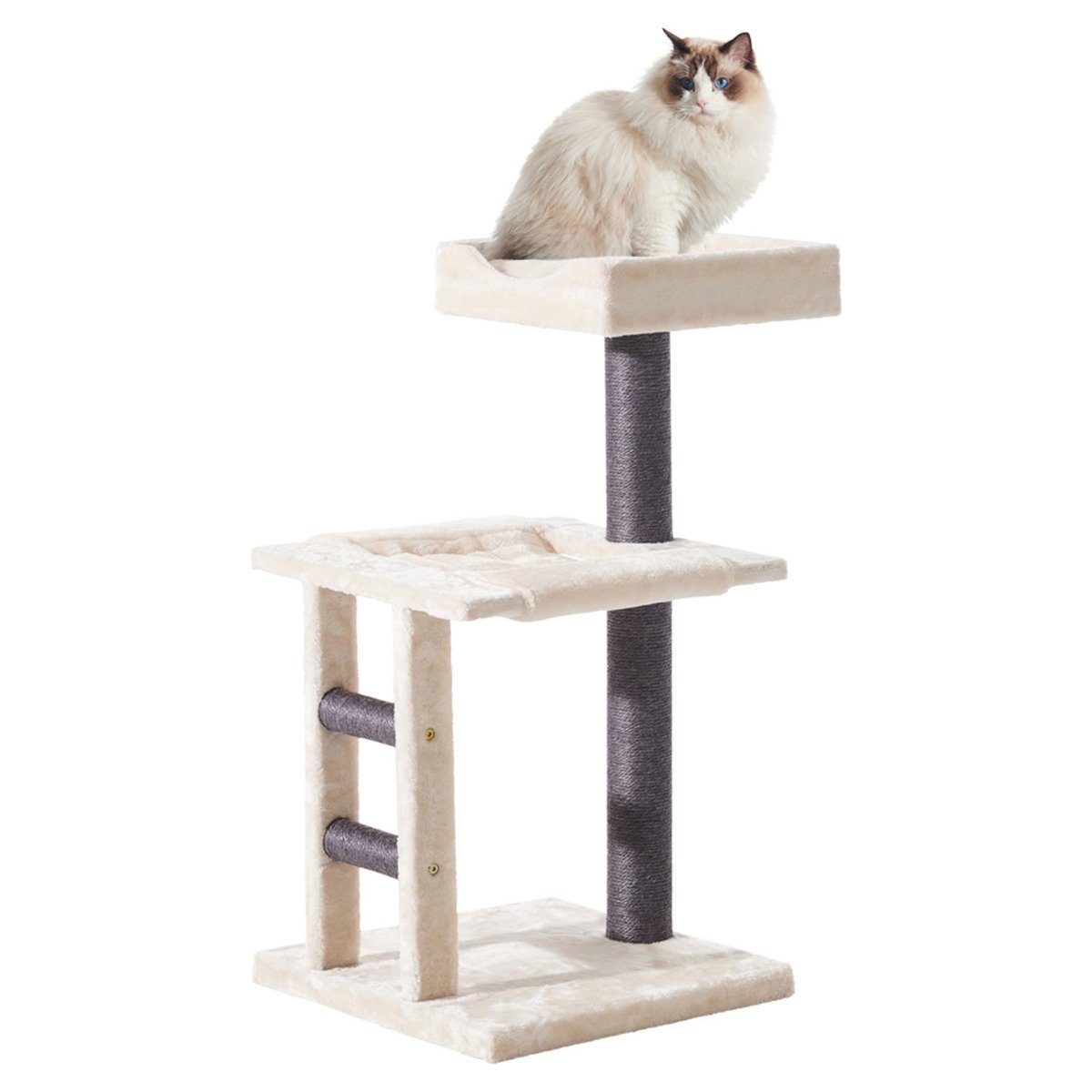 Nobby Kratzbaum DASHA IV - Schwarzer Kratzbaum 120cm Für Katzen