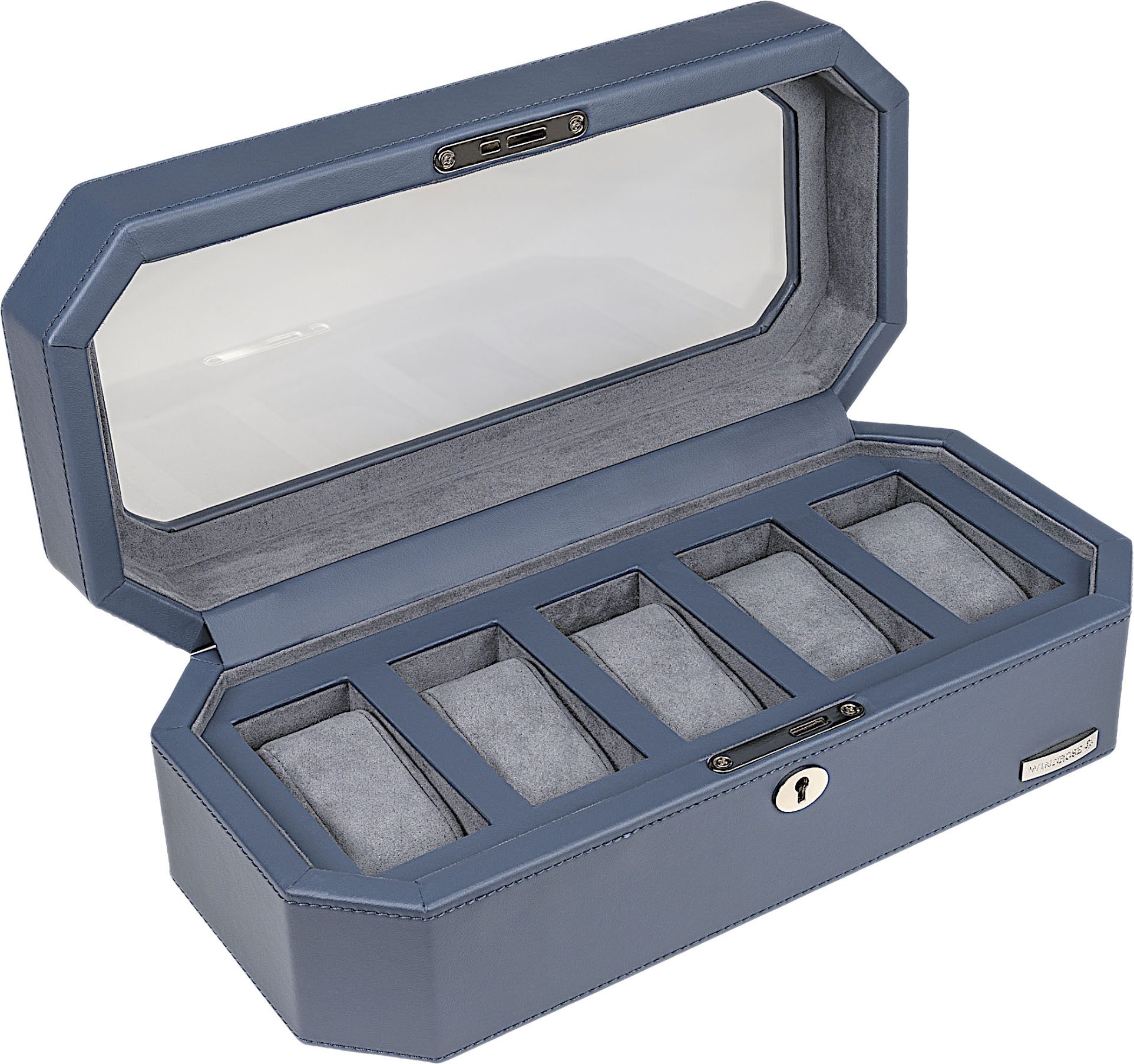 WINDROSE Uhrenbox Tempora, 804010.05, Aufbewahrung, Uhrenkasten, Ø max.40mm, Armbanduhr, Geschenkidee