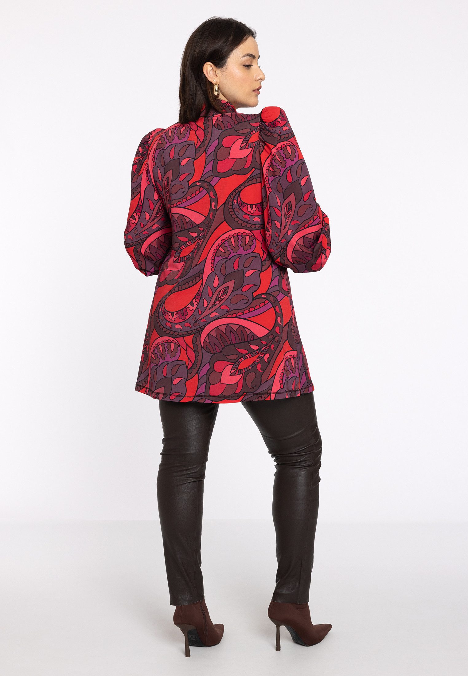 YOEK Blusentop Damen Bluse mit Druck günstig online kaufen