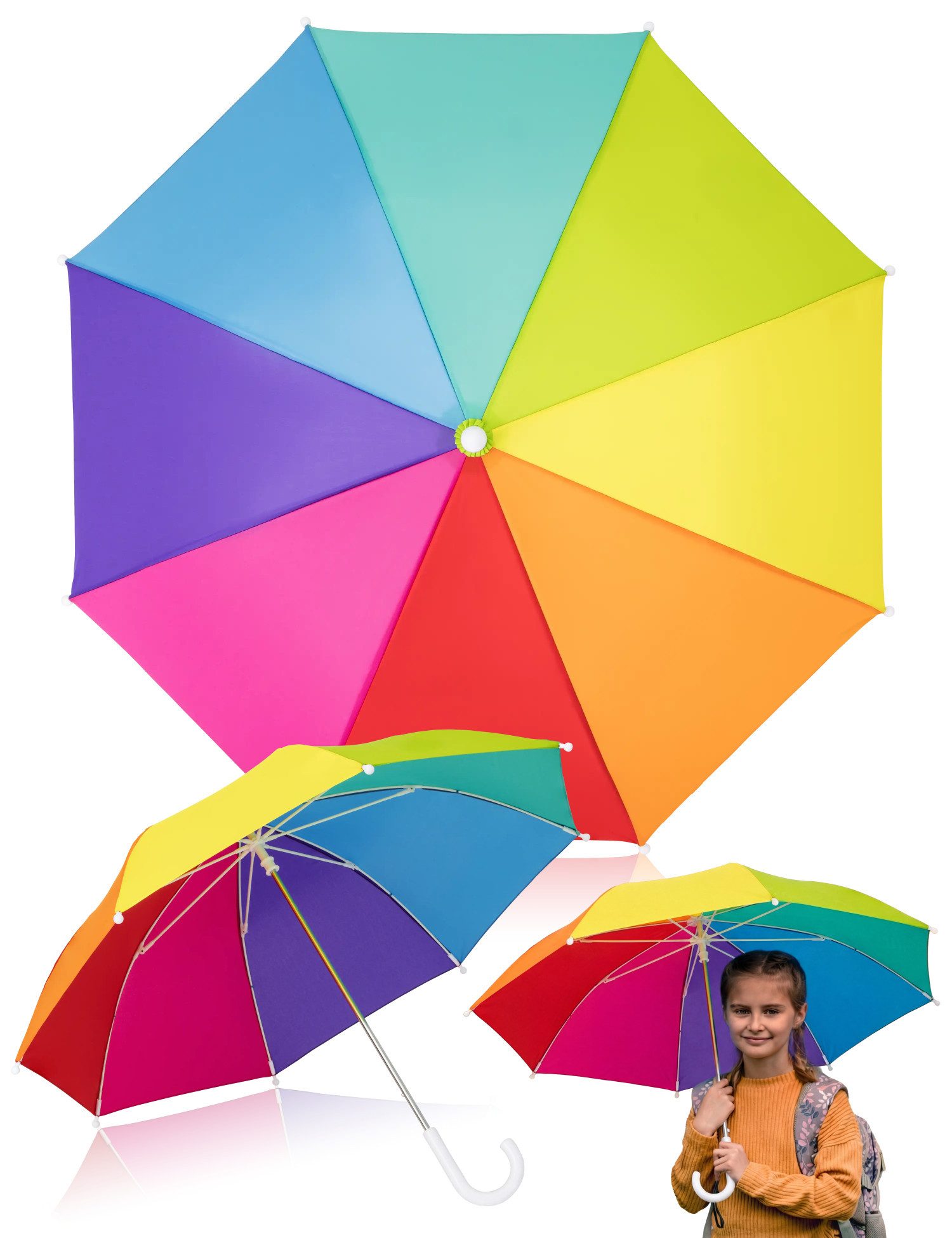 Styngard Stockregenschirm für Kinder Regenschirm Mädchen & Junge - Modell BERLIN