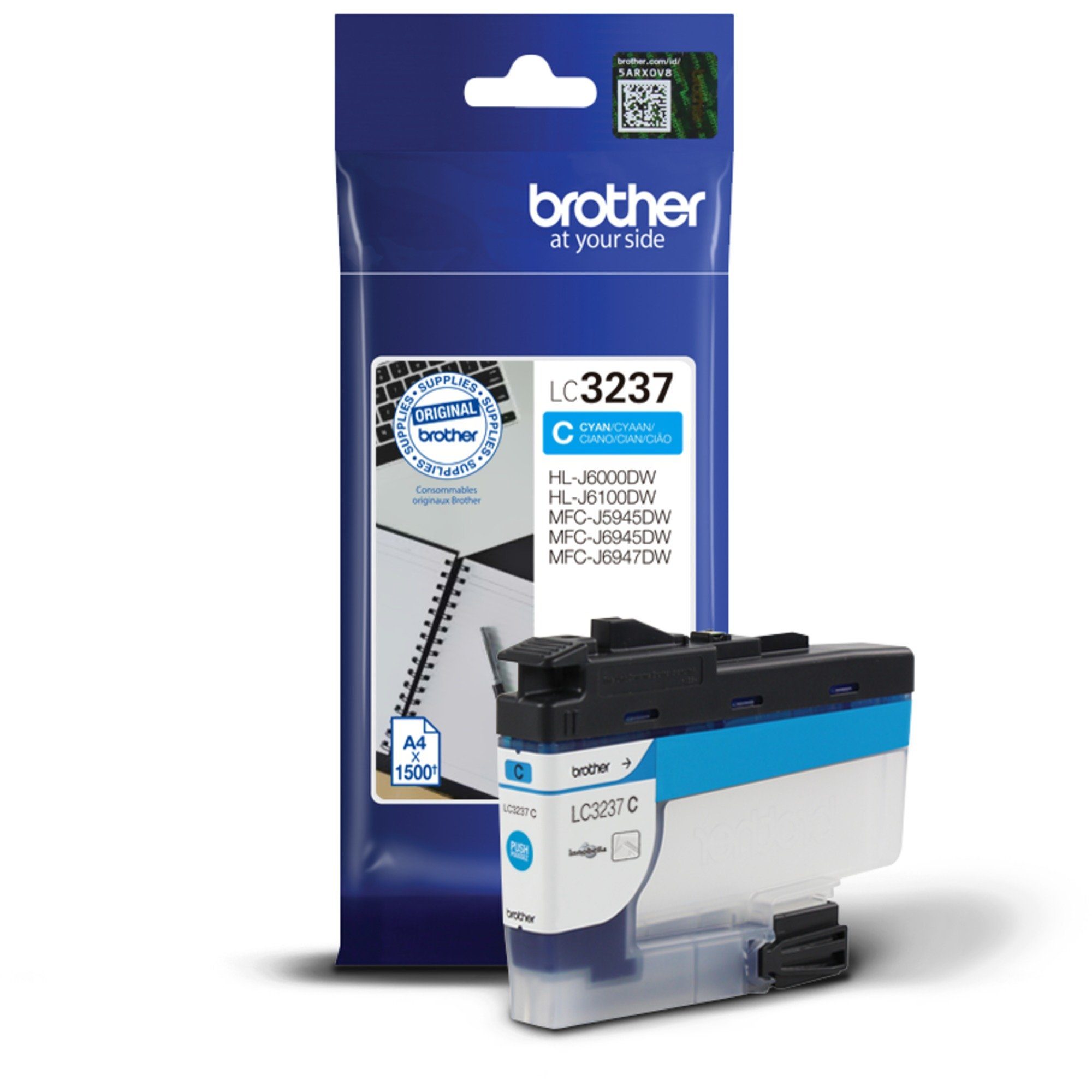 Brother Brother Tinte cyan LC-3237C Tintenpatrone