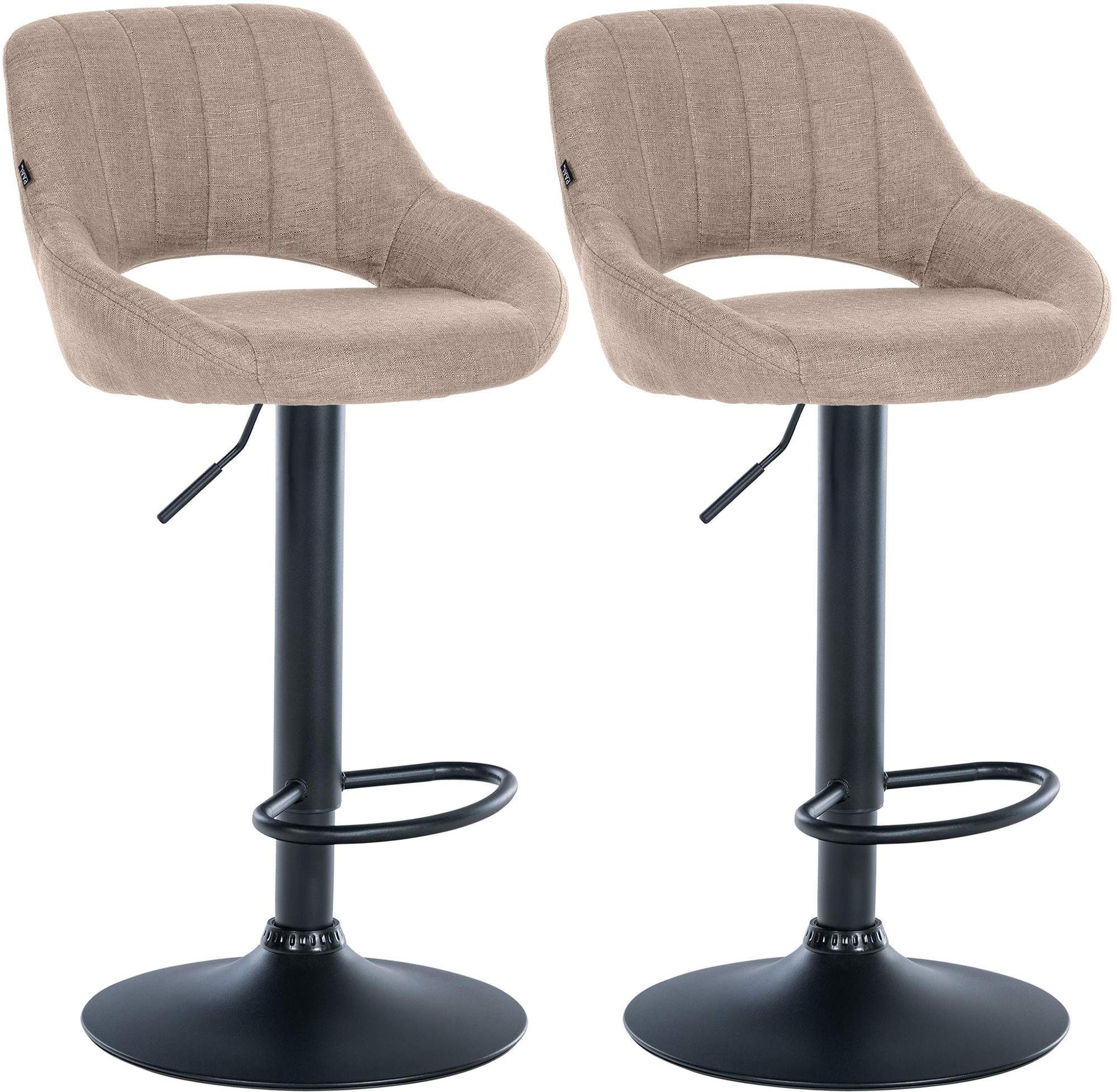 CLP Barhocker Milet Stoff (2er Set, günstig online kaufen