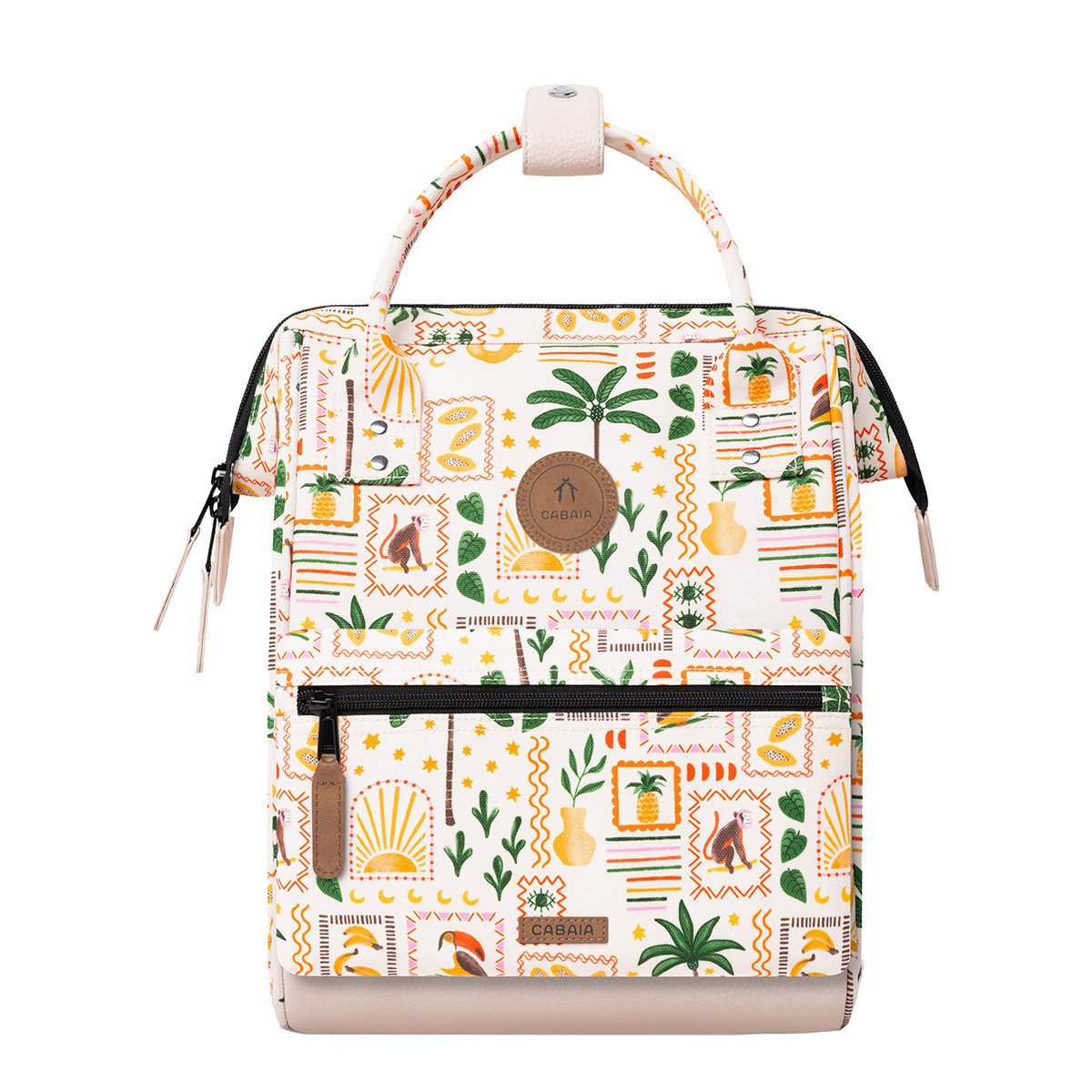 CABAIA Rucksack Kotor (kein Set), Tagesrucksack mit austauschbaren Vordertaschen