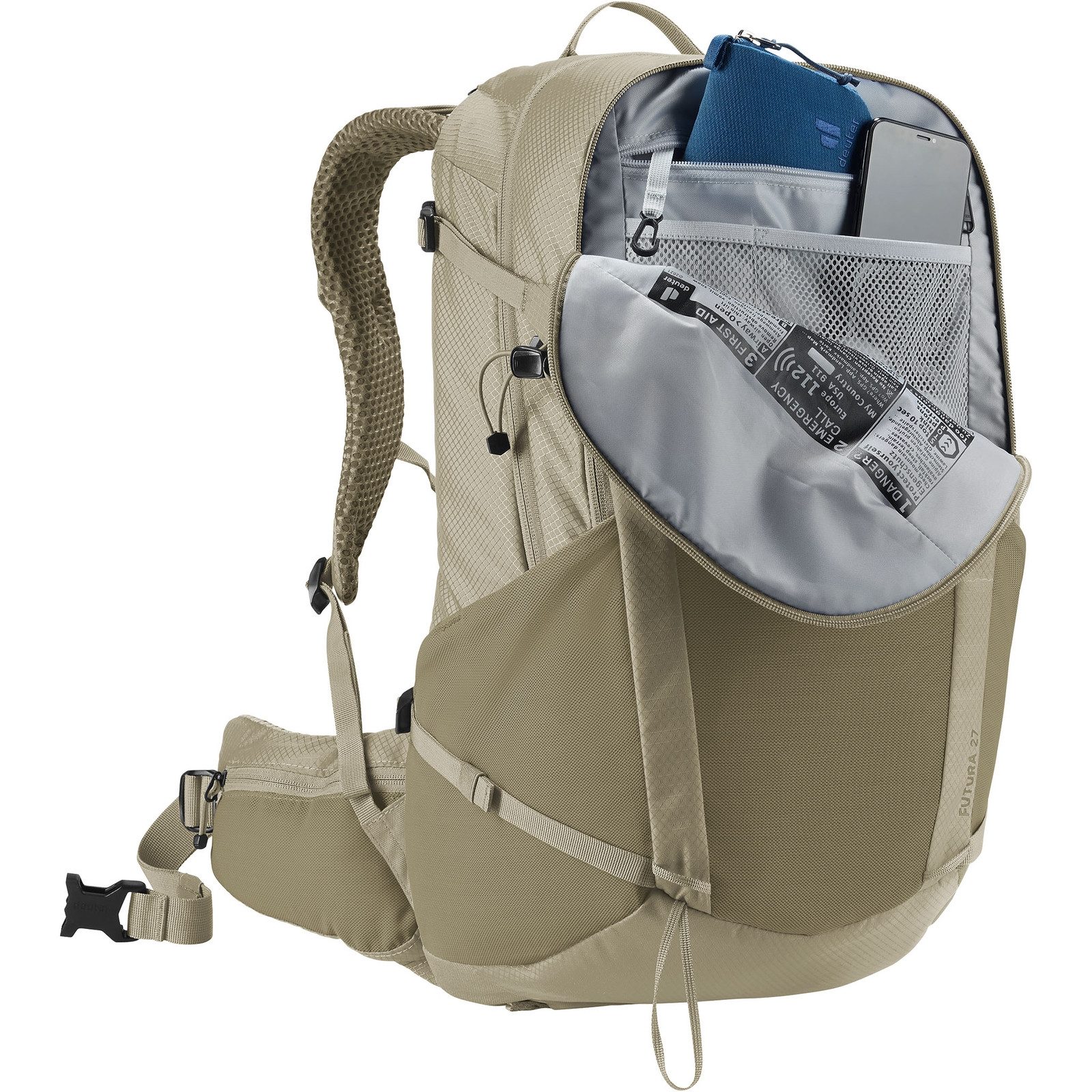 deuter Wanderrucksack Futura 27, mit Aircomfort-Rückensystem
