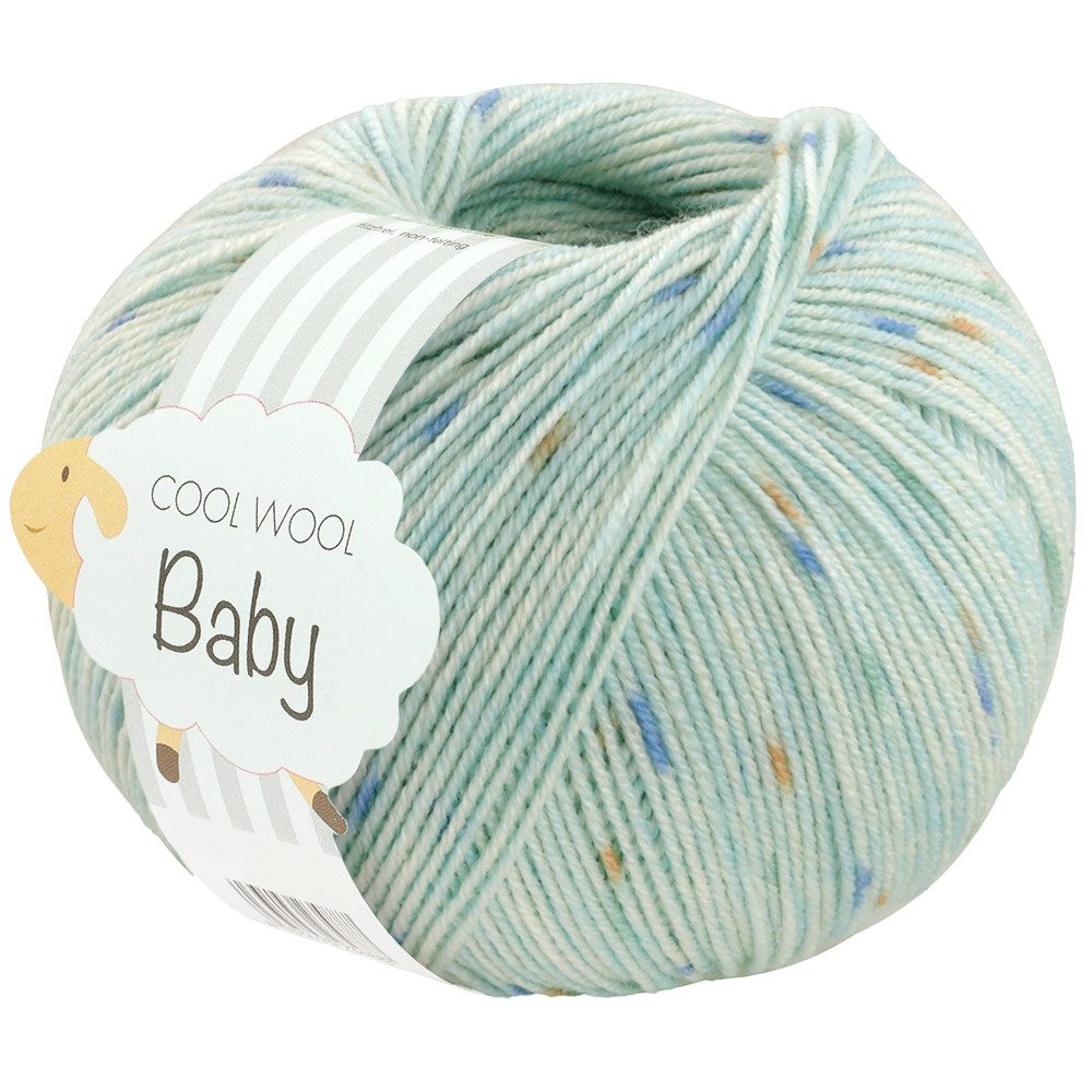 LANA GROSSA COOL WOOL BABY Häkelwolle, 220 m (besonders geeignet für Babystricksachen), 50 g
