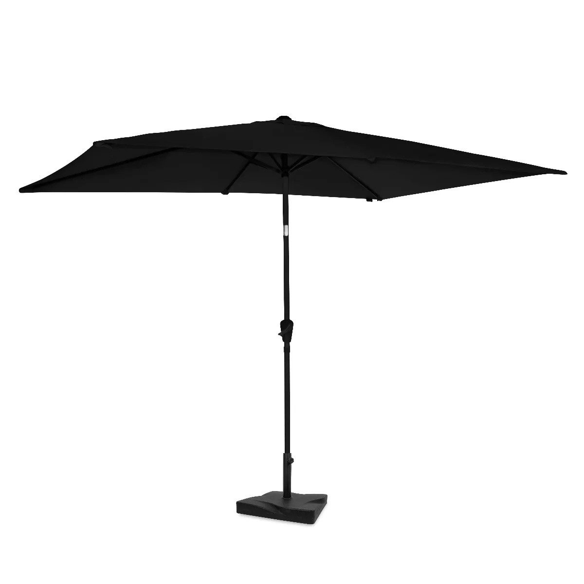 VONROC Sonnenschirm rechteckig, LxB: 300x200 cm, Set, Je nach Variante mit oder ohne Sockel, Rechteckiger Sonnenschirm für Terasse, Garten, Balkon & Gastro