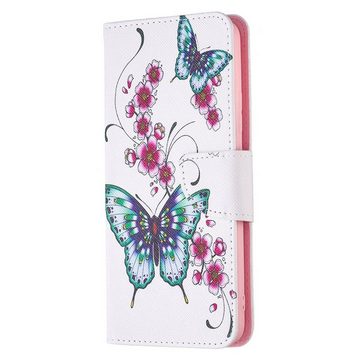 Wigento Handyhülle Für Xiaomi Poco M4 Pro 5G Kunstleder Handy Tasche Book Motiv 2 Schutz Hülle Case Cover Etui Neu