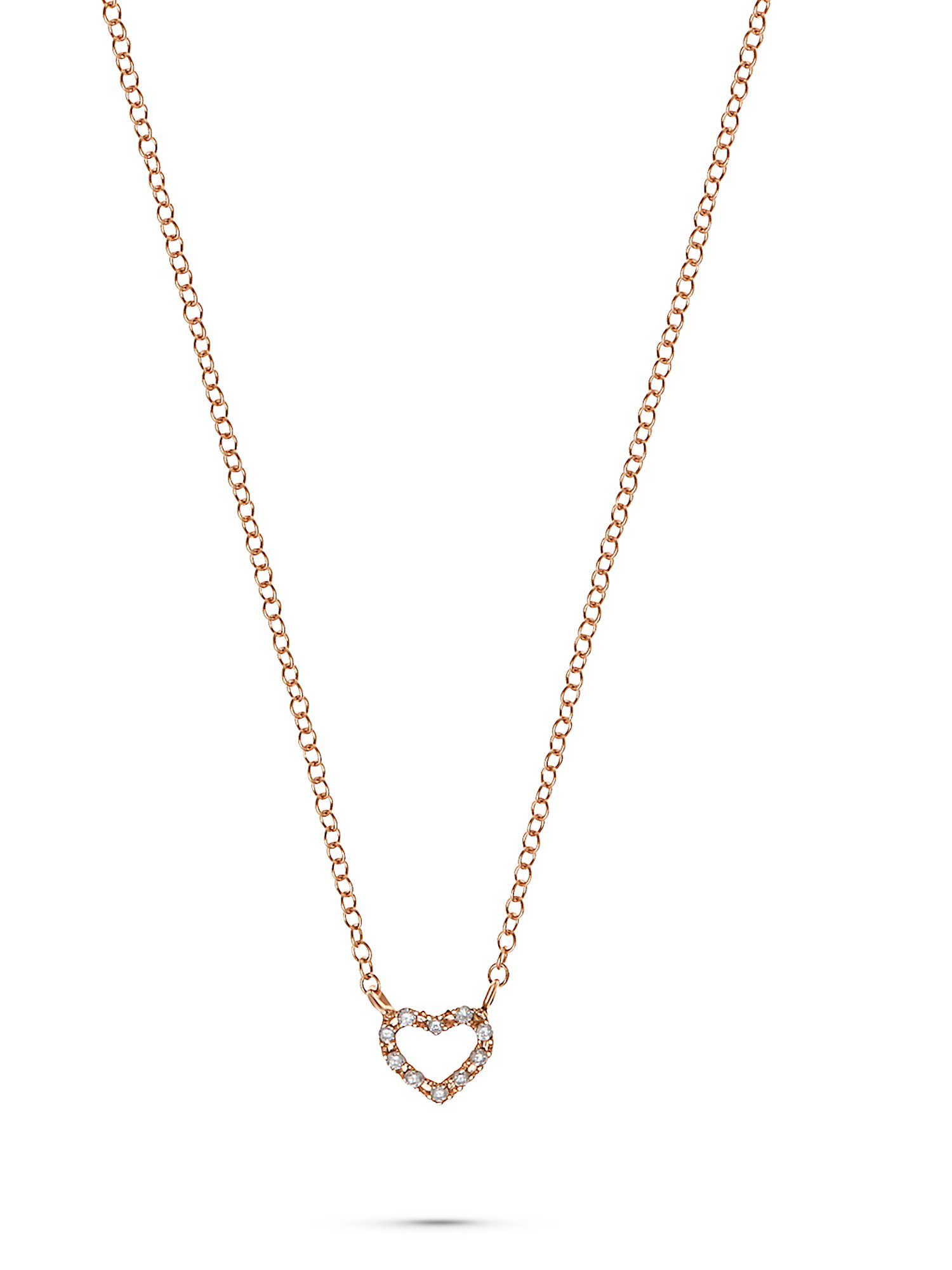 CHRIST Goldkette »CHRIST Damen-Kette 375er Roségold 10 Diamant« online  kaufen | OTTO