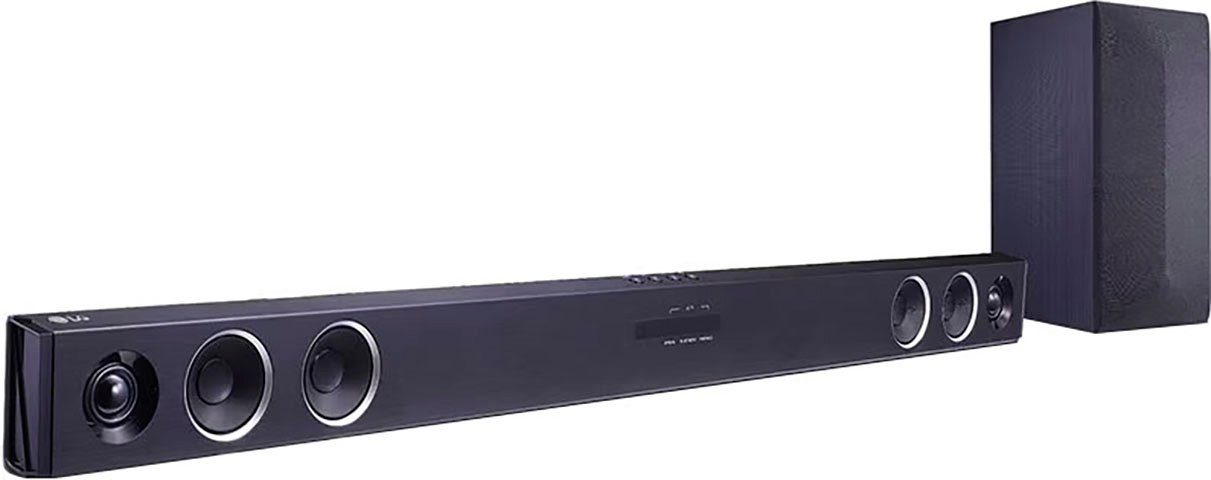 LG SQC2 2.1 Soundbar (Bluetooth, 300 W, Adaptive Sound Control,kabelloser Сабуфери,passend für TVs ab 43)