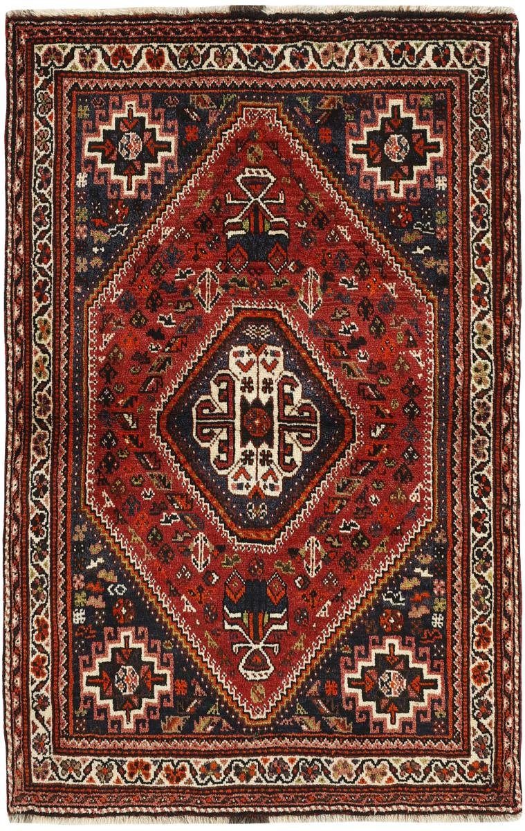 112x175 Orientteppich Orientteppich rechteckig, / 10 Nain Trading, Shiraz Perserteppich, Handgeknüpfter Höhe: mm