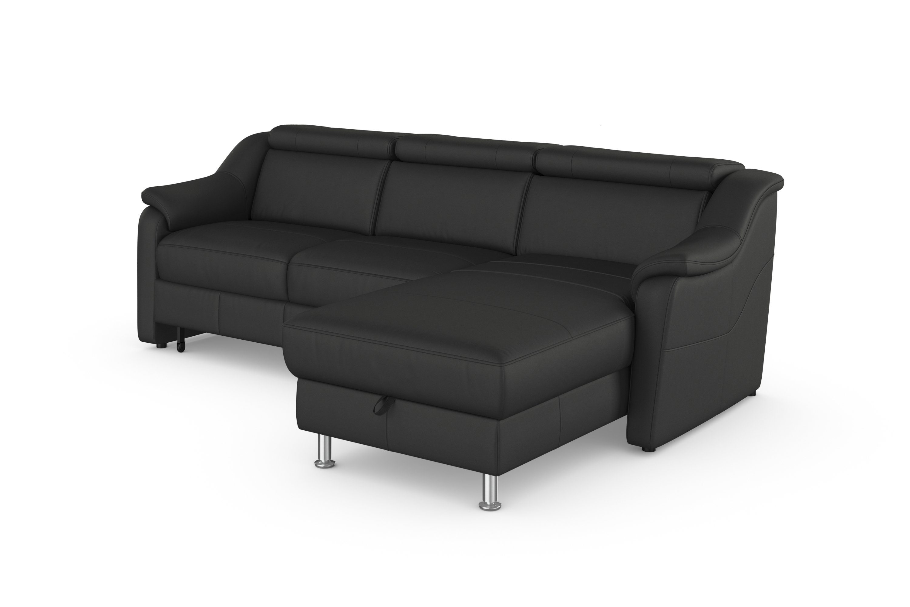 sit&more Ecksofa Freetown L-Form, inklusive Kopfteilverstellung und komfortablem Federkern