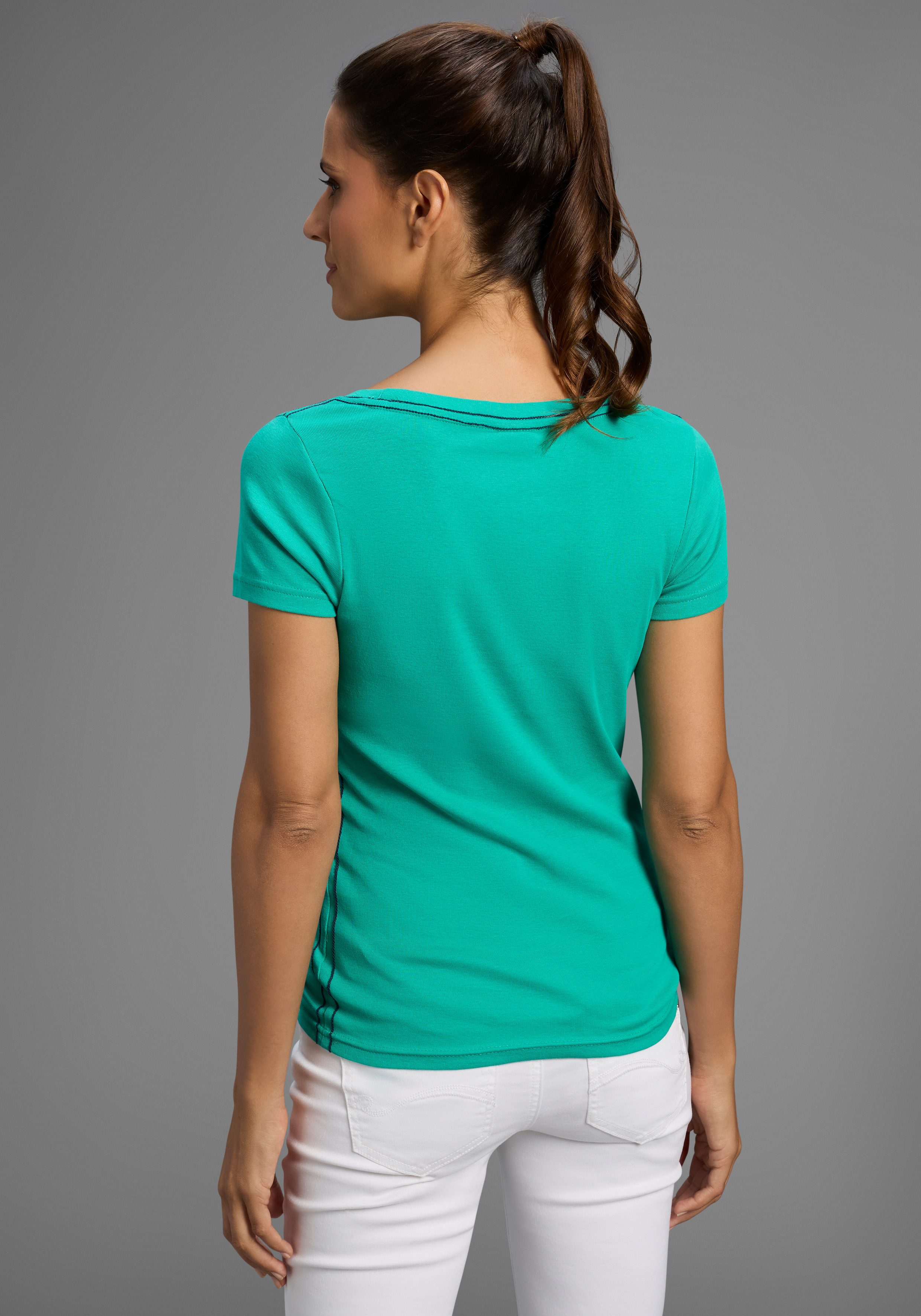 KangaROOS T-Shirt Kurzarm, sehr figurbetonte Passform günstig online kaufen