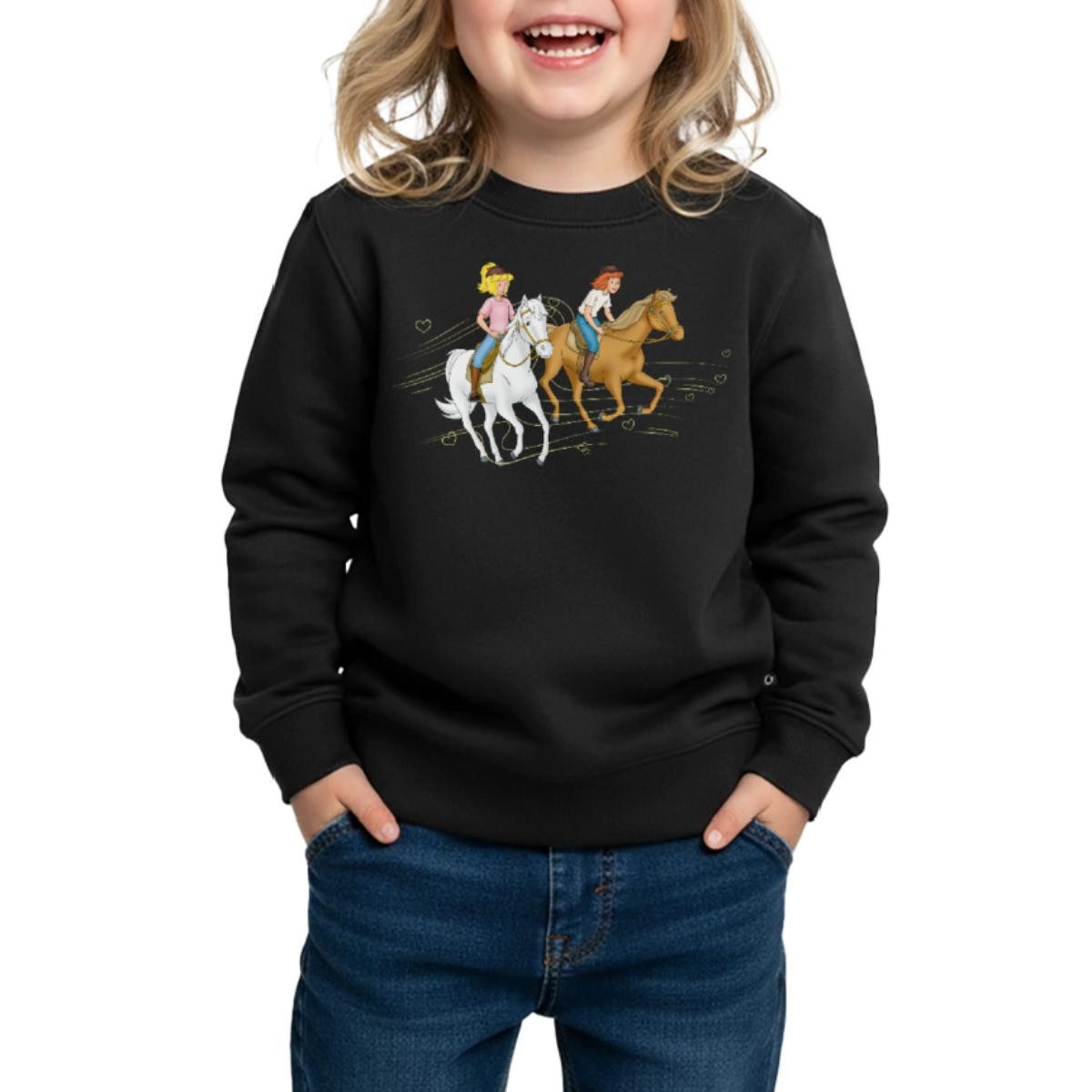 Sweatshirt Bibi Und Tina Ausritt Mit Amadeus Und Sabrina Kinder Premium Pullover