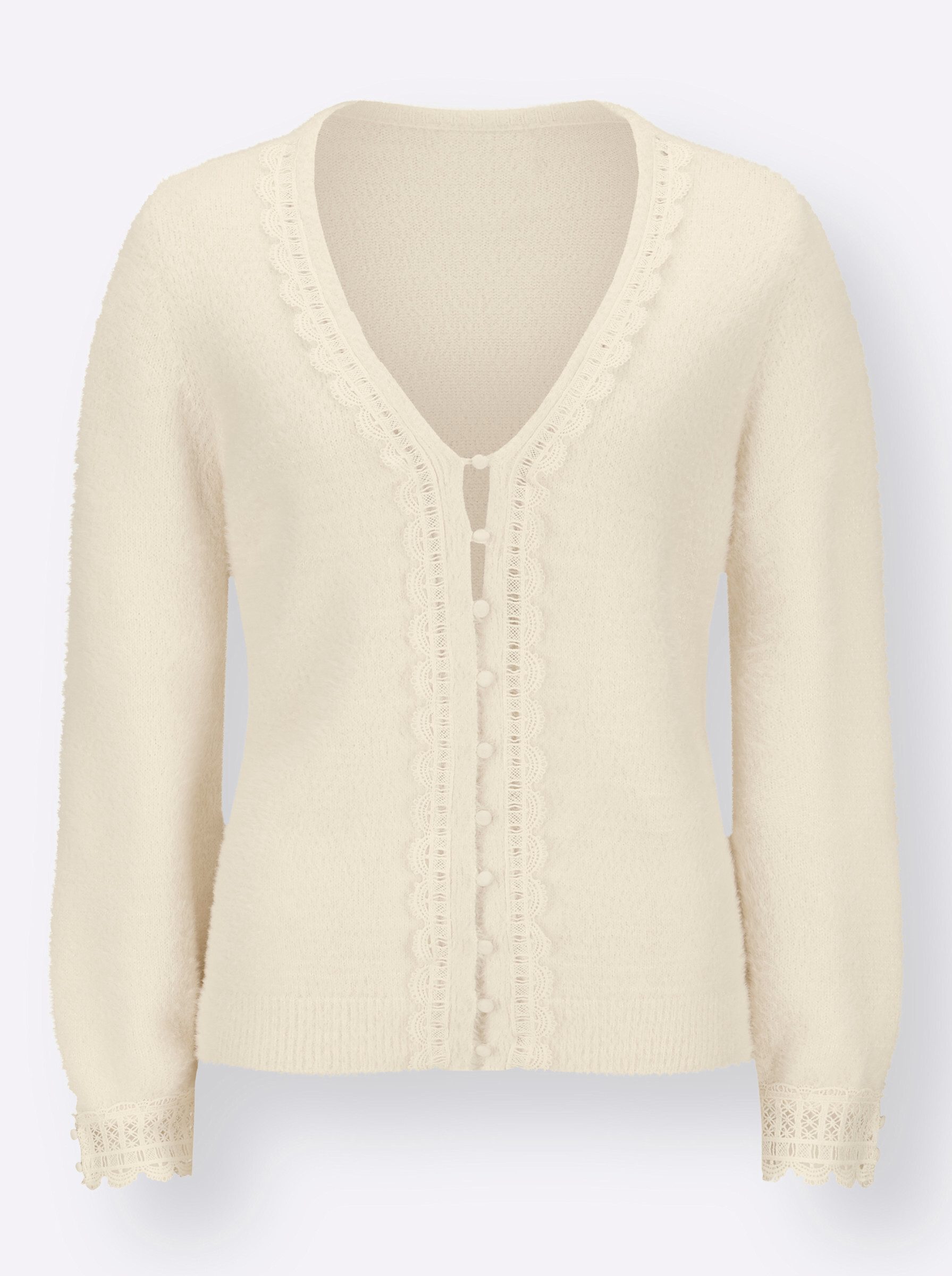 Witt Strickjacke Strickjacke Langarm Jersey