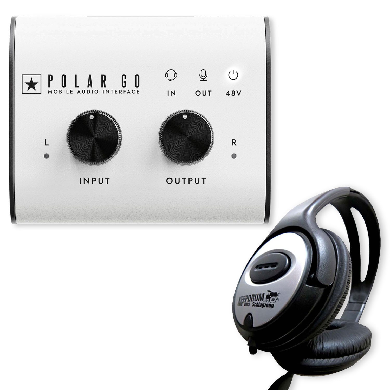 Blackstar Blackstar Audio-Interface Polar GO mobiles Interface mit Kopfhörer Digitales Aufnahmegerät (Mobiles Audio-Interface mit Kopfhörer)
