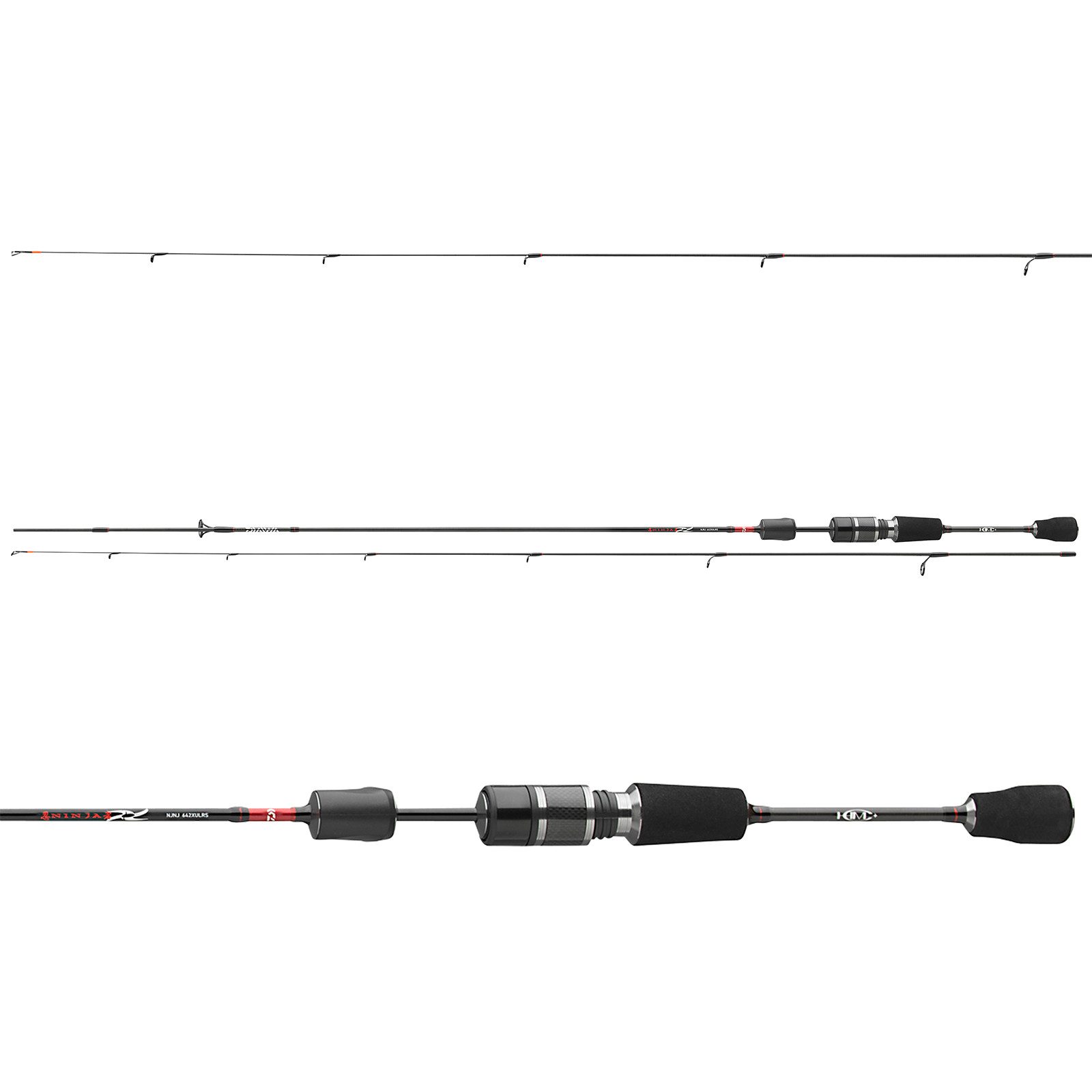 Daiwa Spinnrute, (2-tlg), Daiwa Ninja Nanojig 1,80m 0,2-2g UL Spinnrute