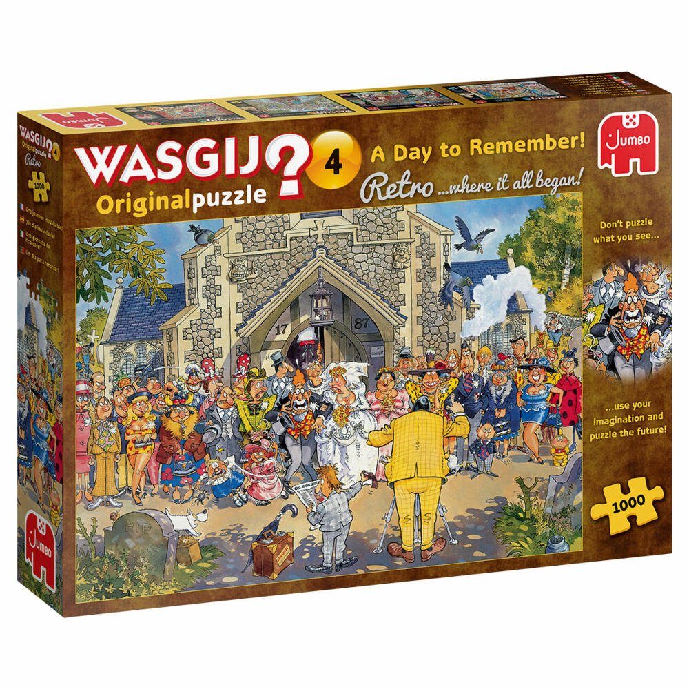 Jumbo Spiele Puzzle Wasgij Retro Original 4 Ein Tag zum Erinnern!, 1000 Puzzleteile