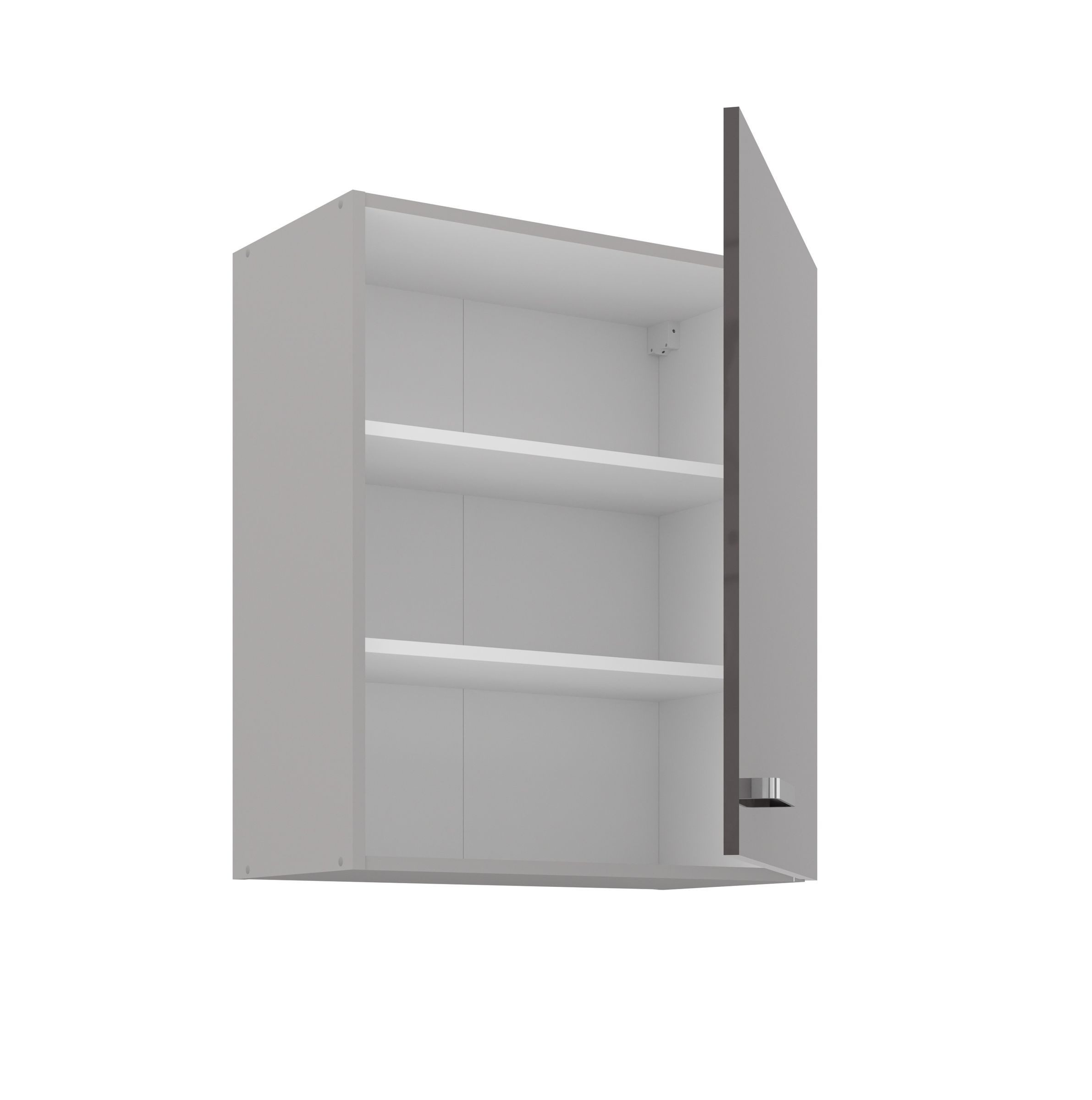 Küchen-Preisbombe Hängeschrank 60 cm Küche Bianca Grey Grau Hochglanz Küche günstig online kaufen