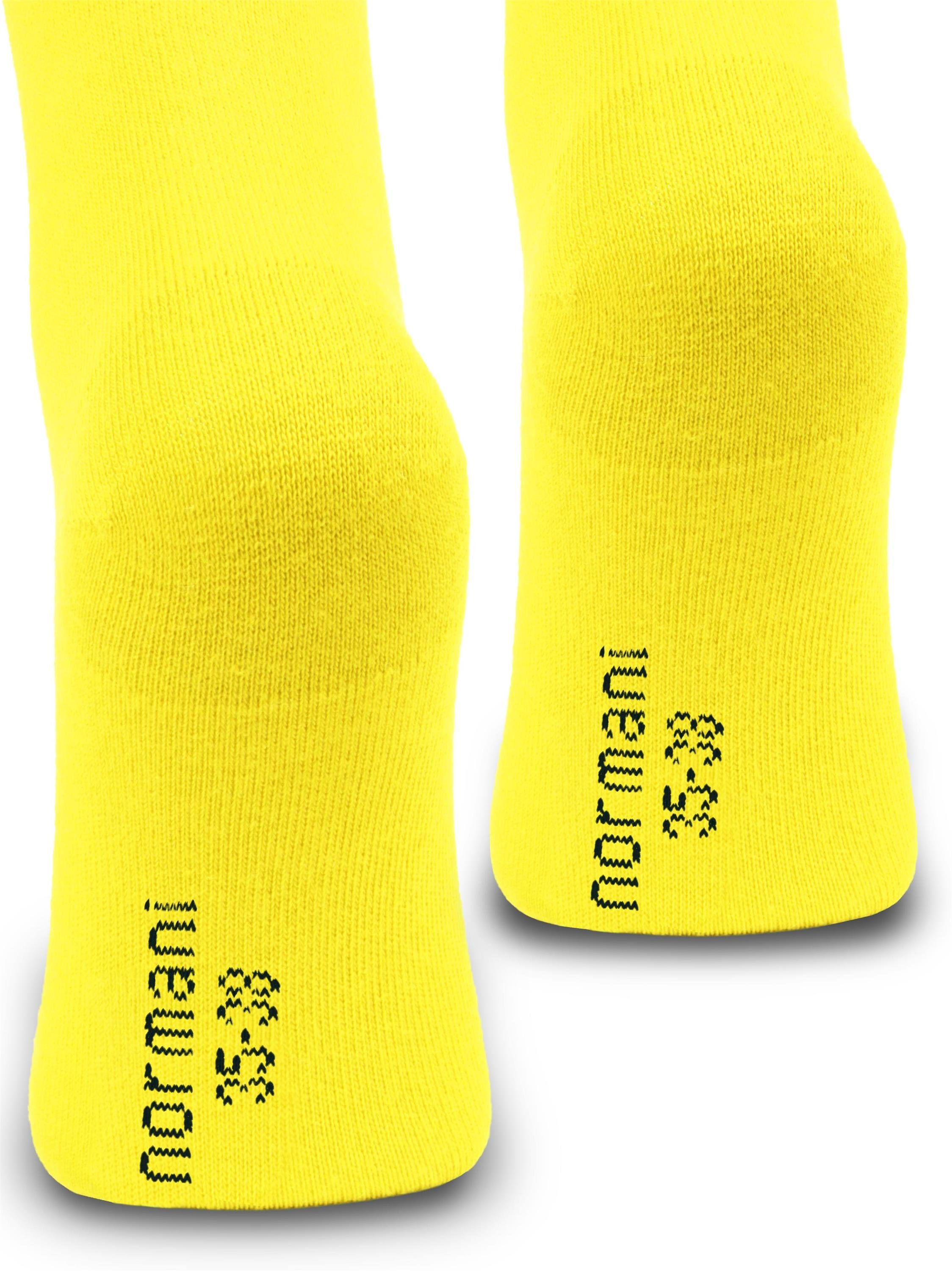 normani Kniestrümpfe 1 Paar Kniestrümpfe Bi-Color (1-Paar, 1 Paar) farbig abgesetzter Bund