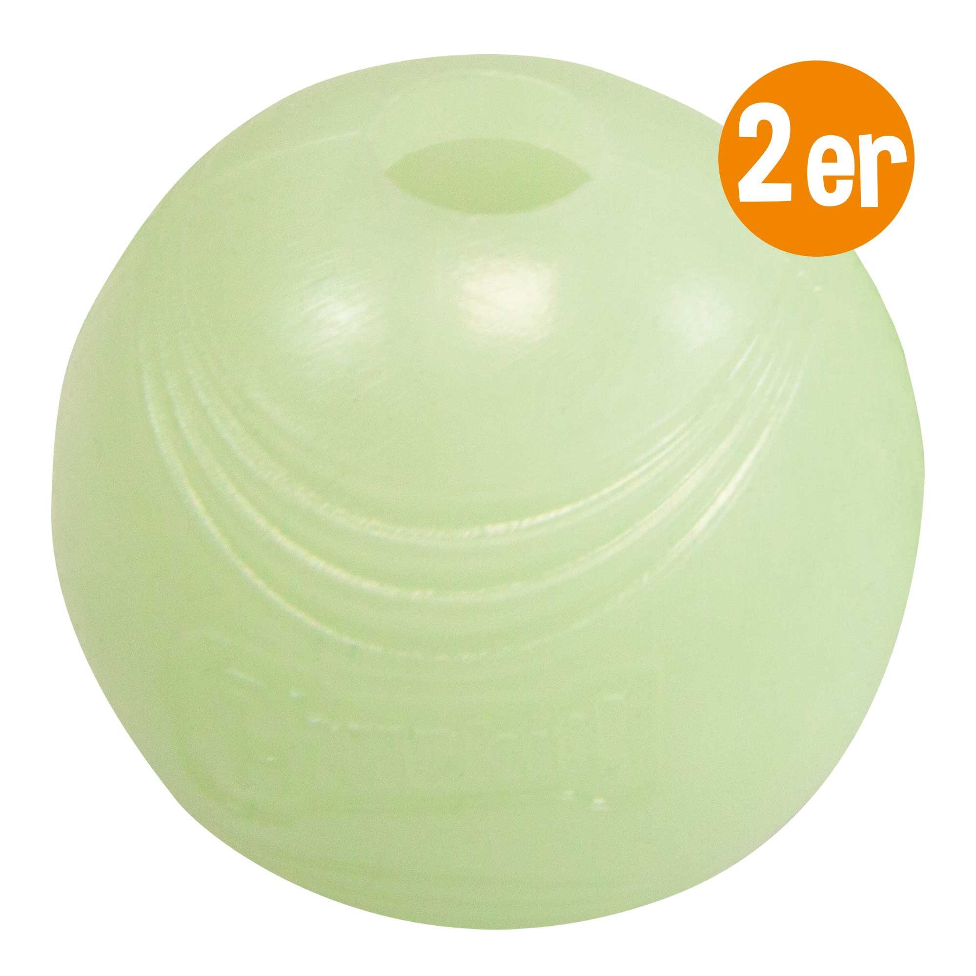 Stück, - Set M Chuckit GLOW gummiartig, Leuchten Chuckit Tierball Dunkeln Max (2-tlg) 2 im