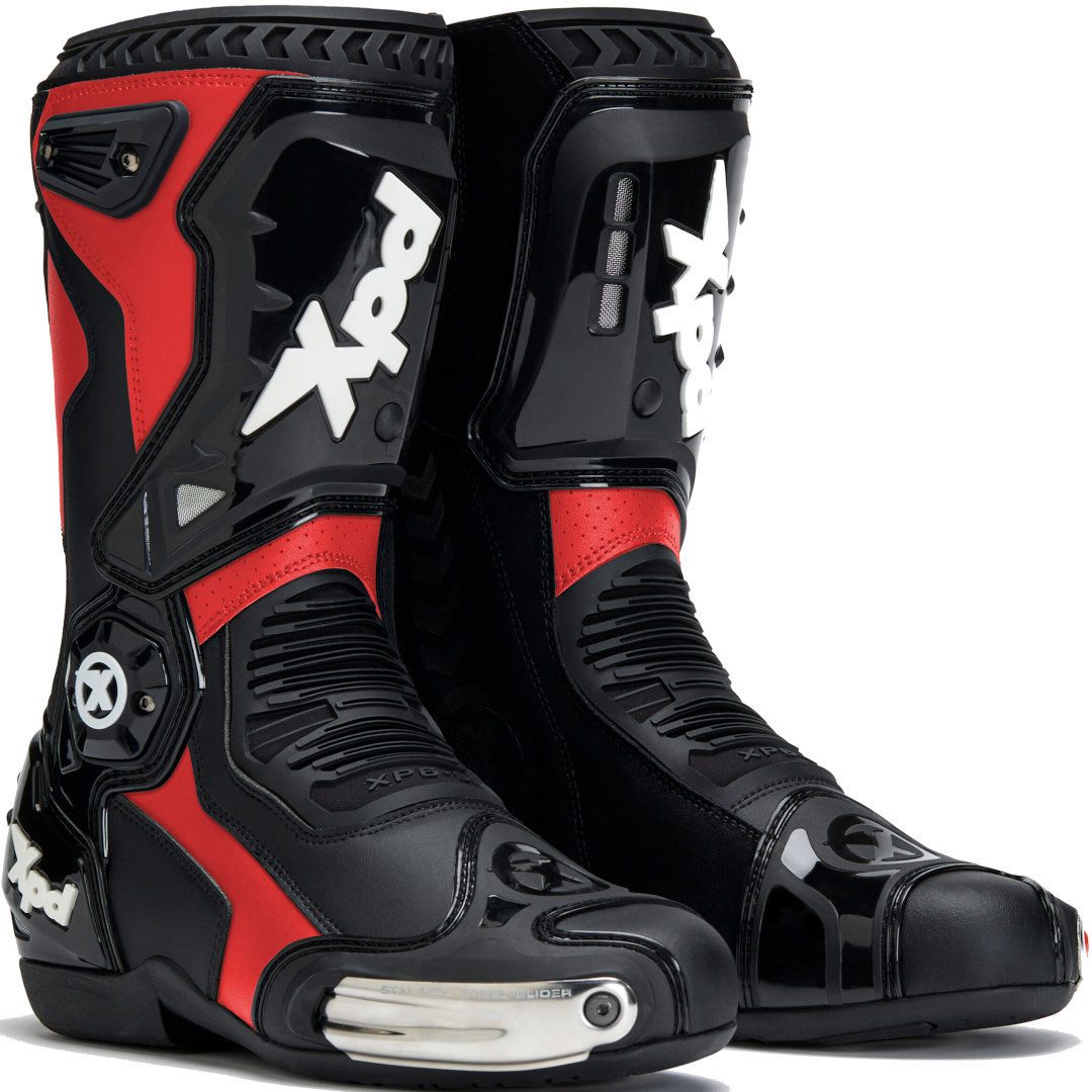 XPD XP6-S Motorrad Stiefel Motorradstiefel Atmungsaktiv Belüftet belüftet protektoren abriebfest