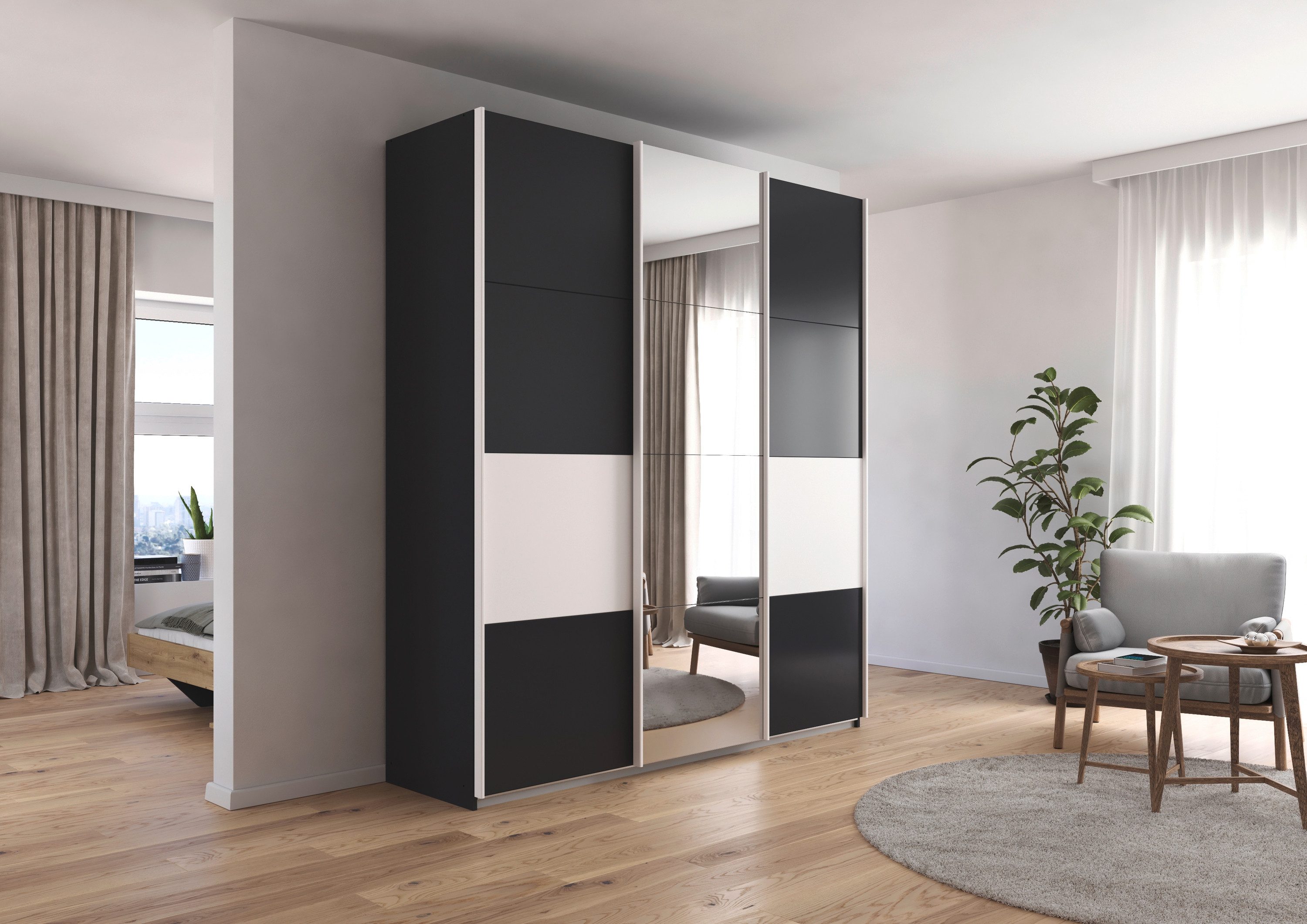 rauch Schwebetürenschrank "Kleiderschrank Schrank Garderobe CORTONA", inkl. günstig online kaufen