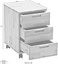 MCA furniture Rollcontainer »Masimo«, Massivholz Kernbuche geölt und gewachst, vormontiert, Bild 6