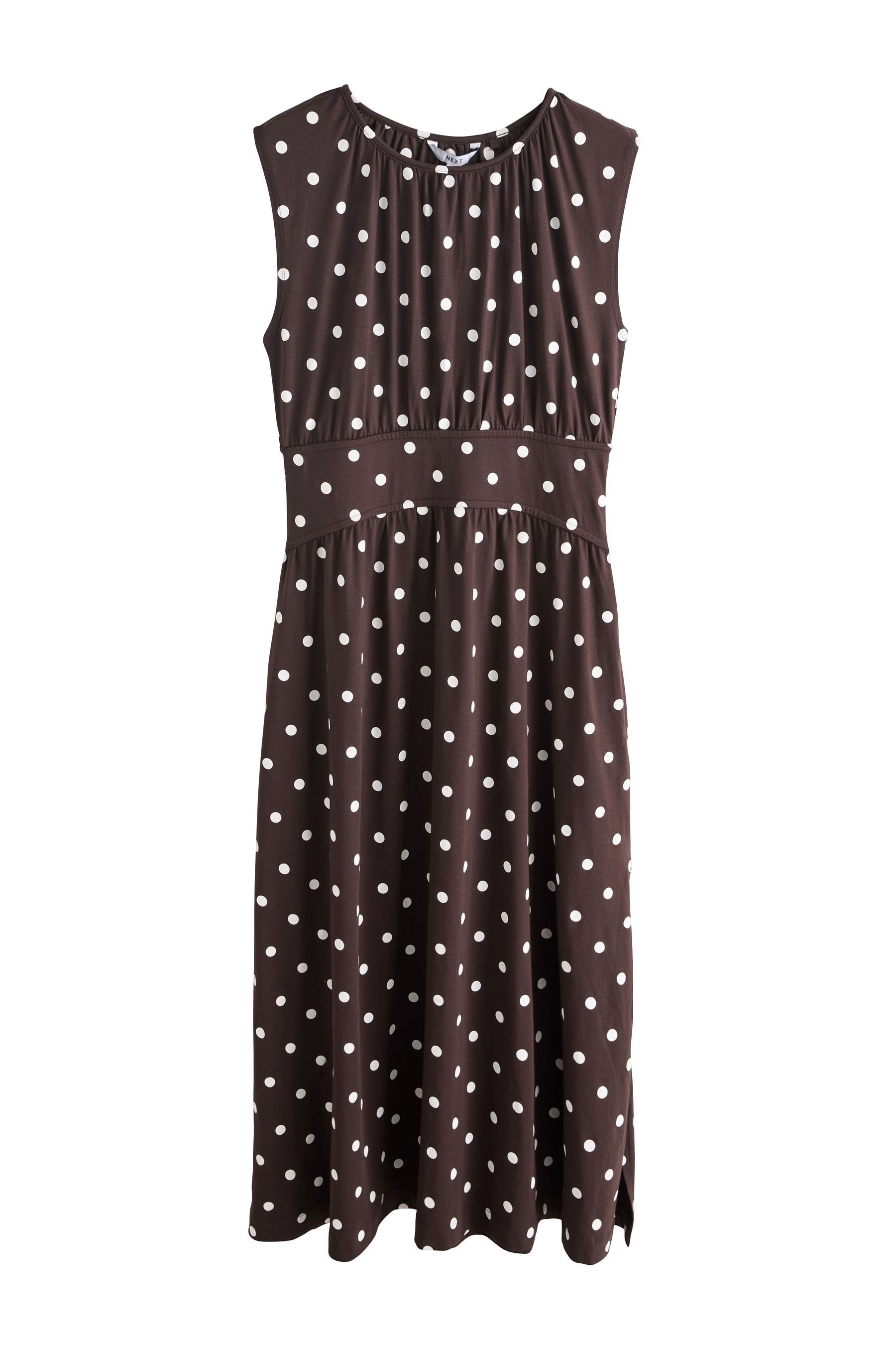 Next Midikleid Sommerliches, tailliertes Jersey-Midikleid (1-tlg) günstig online kaufen