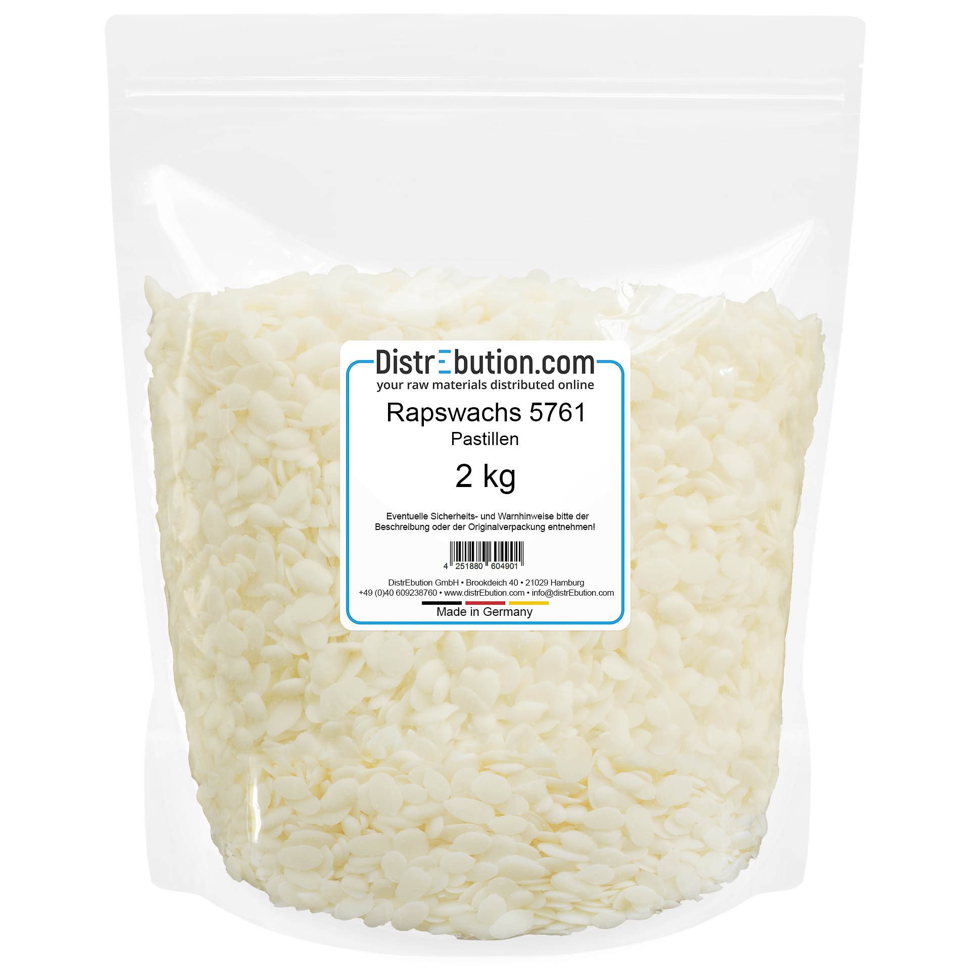 Bastelnaturmaterial Rapswachs Kerzenwachs 5761 in Pastillen 1-25kg Kerzen gießen